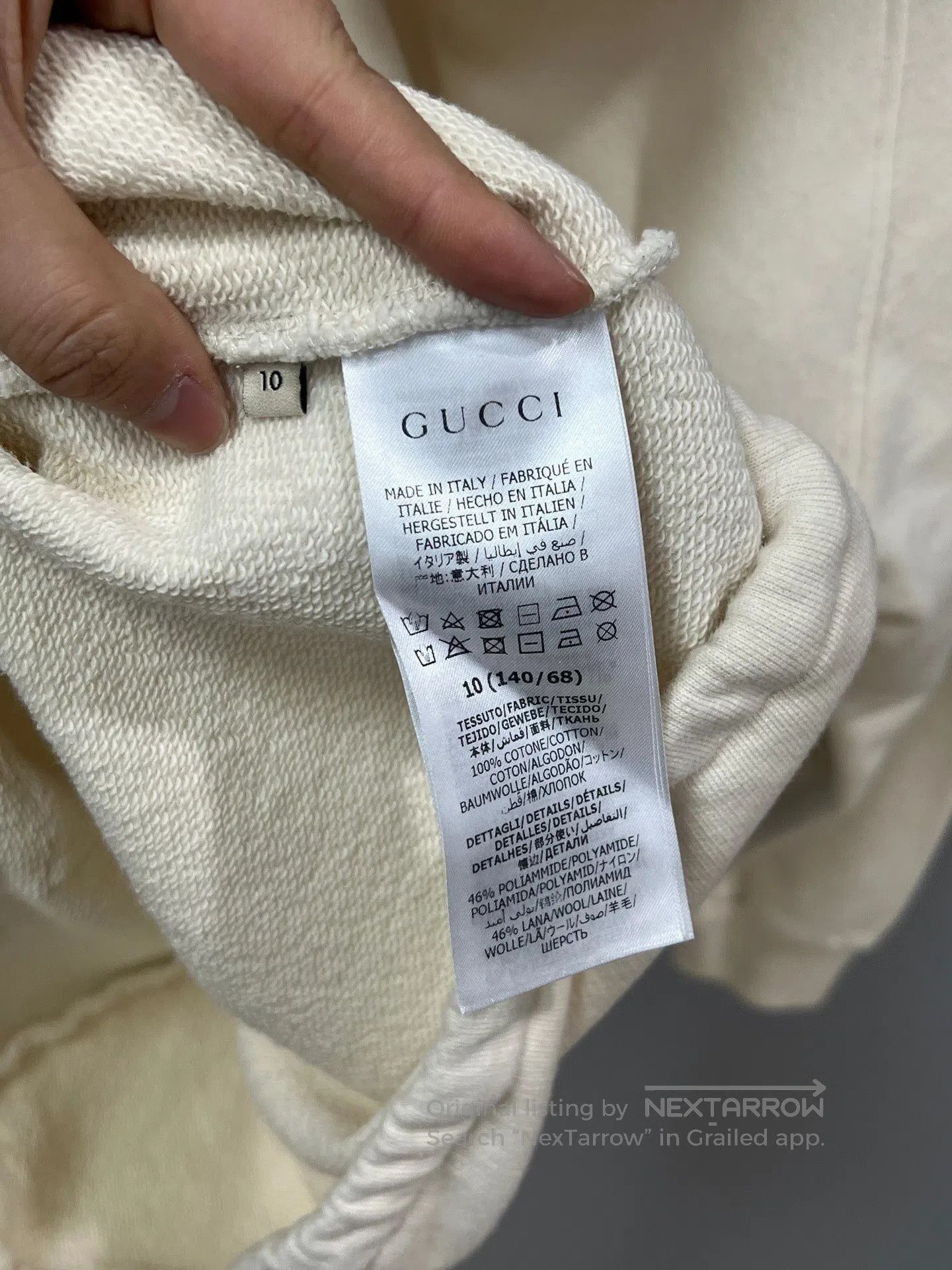 Gucci Guicci size 10 Zip-up Hoodie| Size US M / EU 48-50 / 2 - 4 Thumbnail