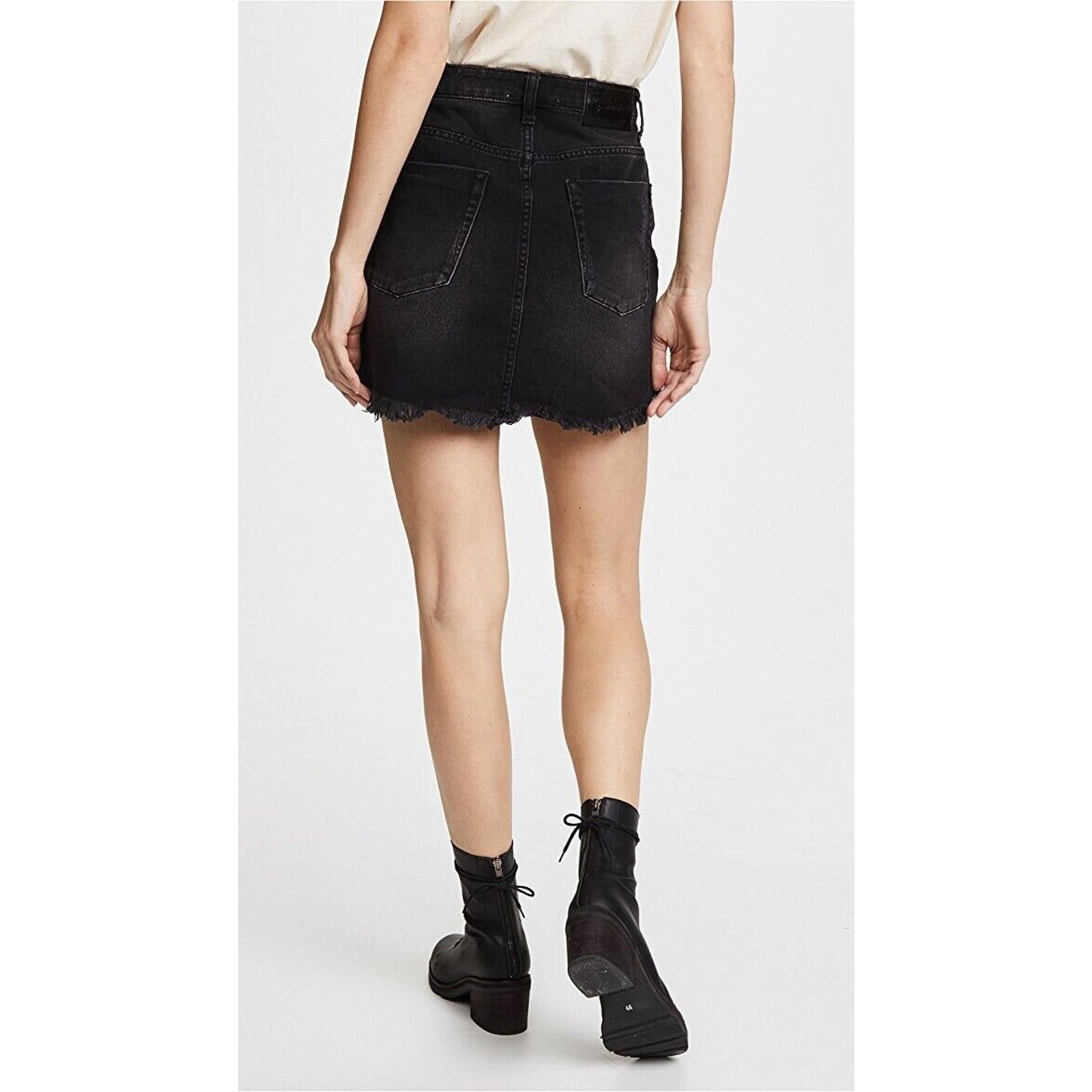 One Teaspoon ONE x One Teaspoon Size 26 2020 Mini Skirt High Waist Short Size 26" / US 2 / IT 38 - 2 Thumbnail