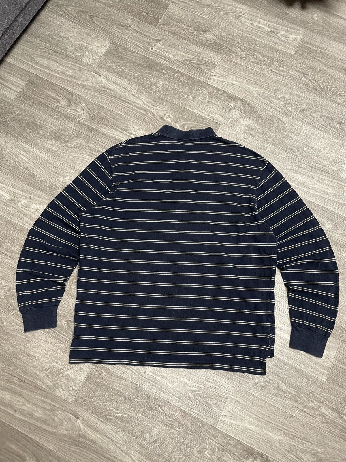 Polo Ralph Lauren Vintage Polo Ralph Lauren Striped Polo Long Sleeve Shirt Y2K Size US XL / EU 56 / 4 - 13 Thumbnail