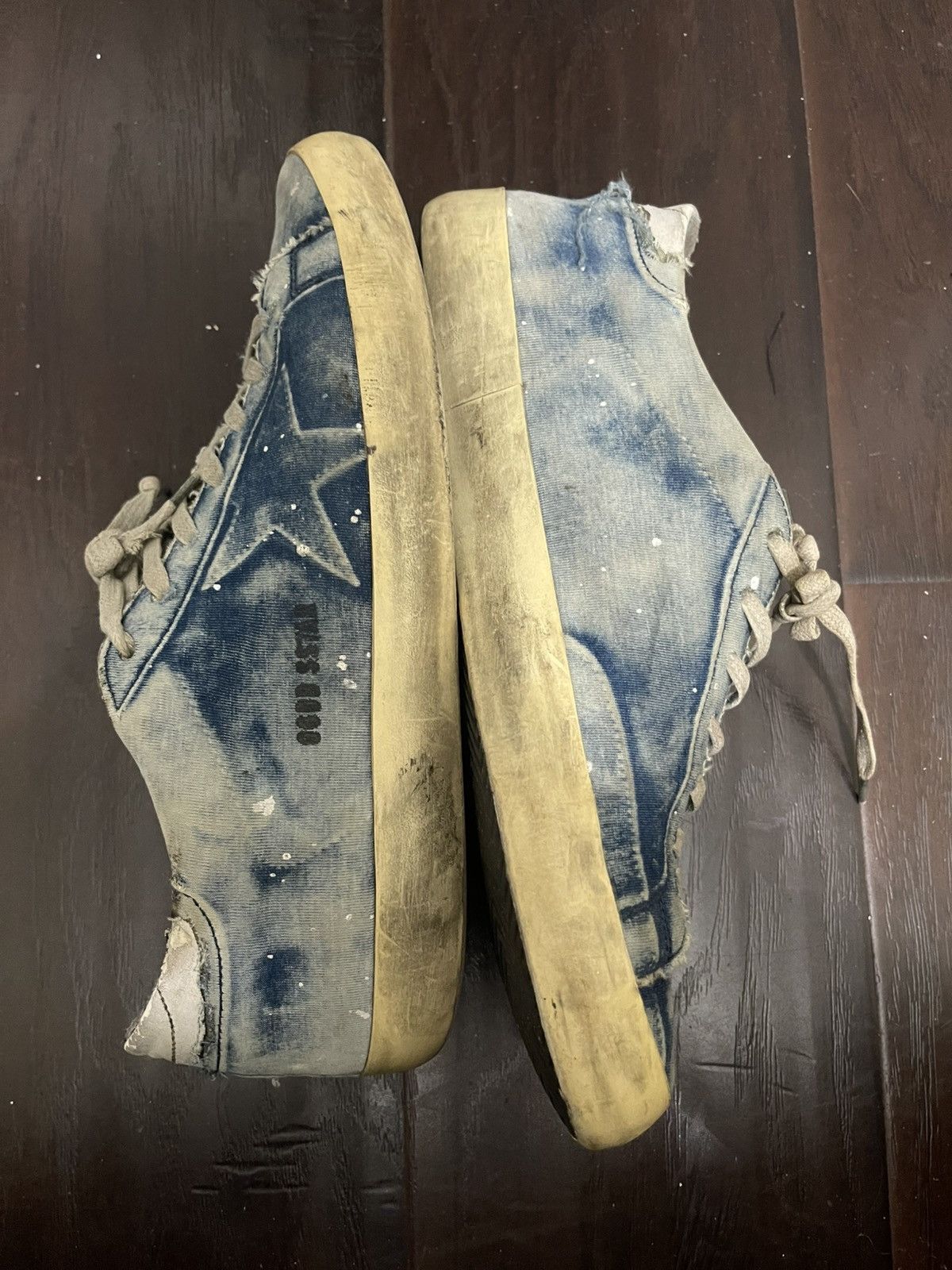Golden Goose Golden goose superstar denim blue Size US 9 / EU 42 - 3 Thumbnail