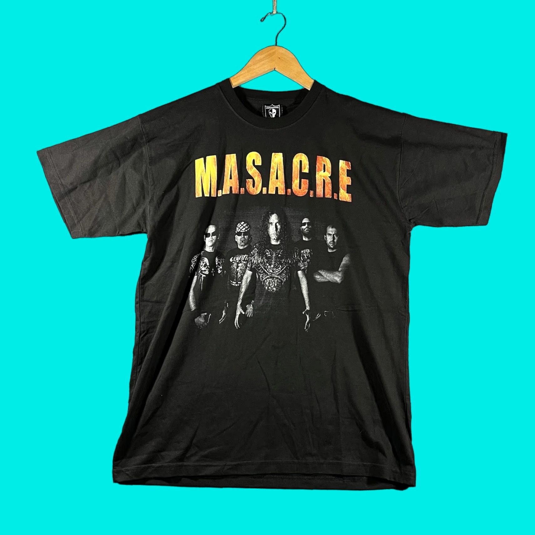 Vintage VINTAGE Underground Band T-Shirt Mens Large Black Death Metal Tour 2013 RARE Size US L / EU 52-54 / 3 - 1 Thumbnail