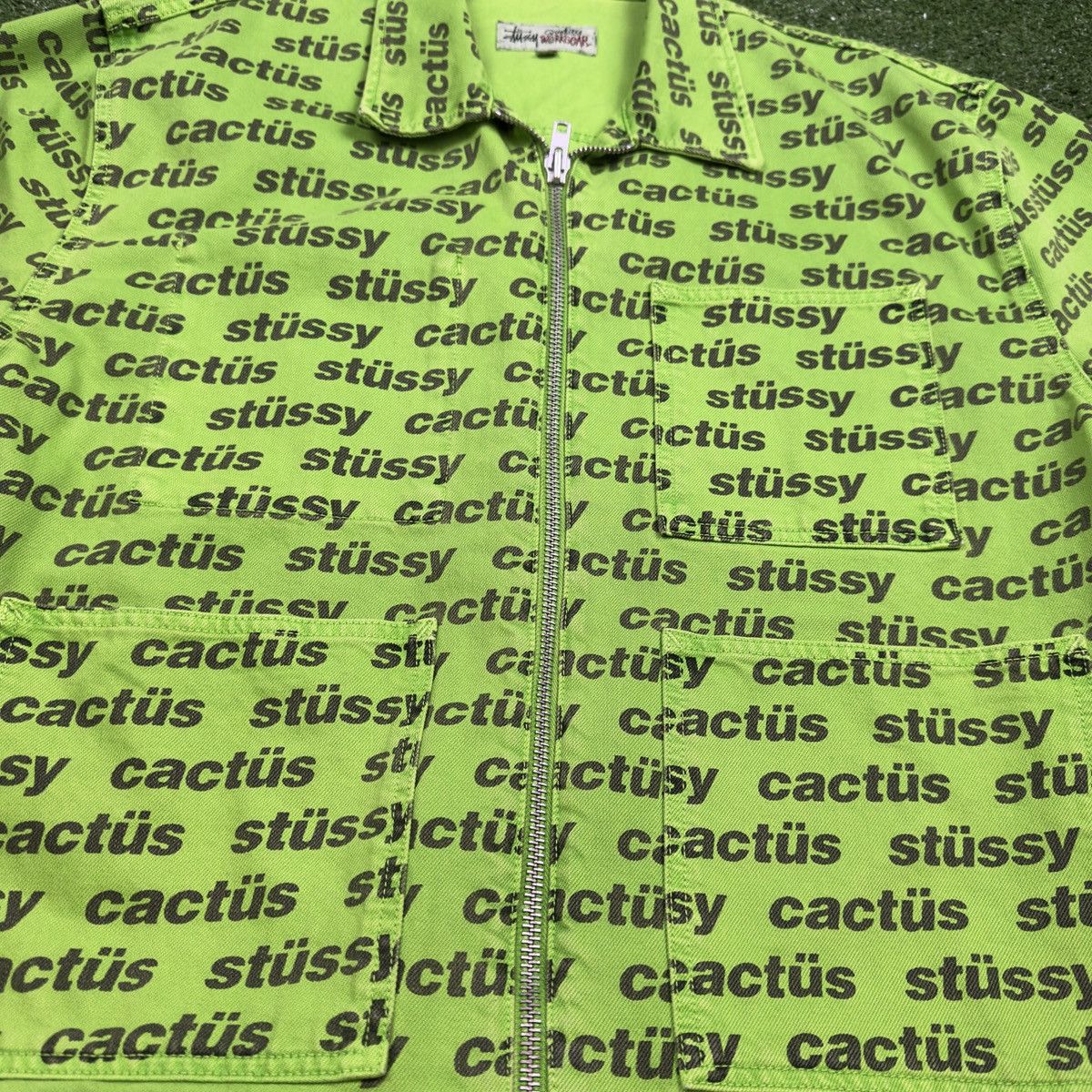 Cactus Plant Flea Market × Stussy CPFM Cactus Plant Flea Market Stussy Jacket XL Denim Men’s Size US XL / EU 56 / 4 - 5 Thumbnail