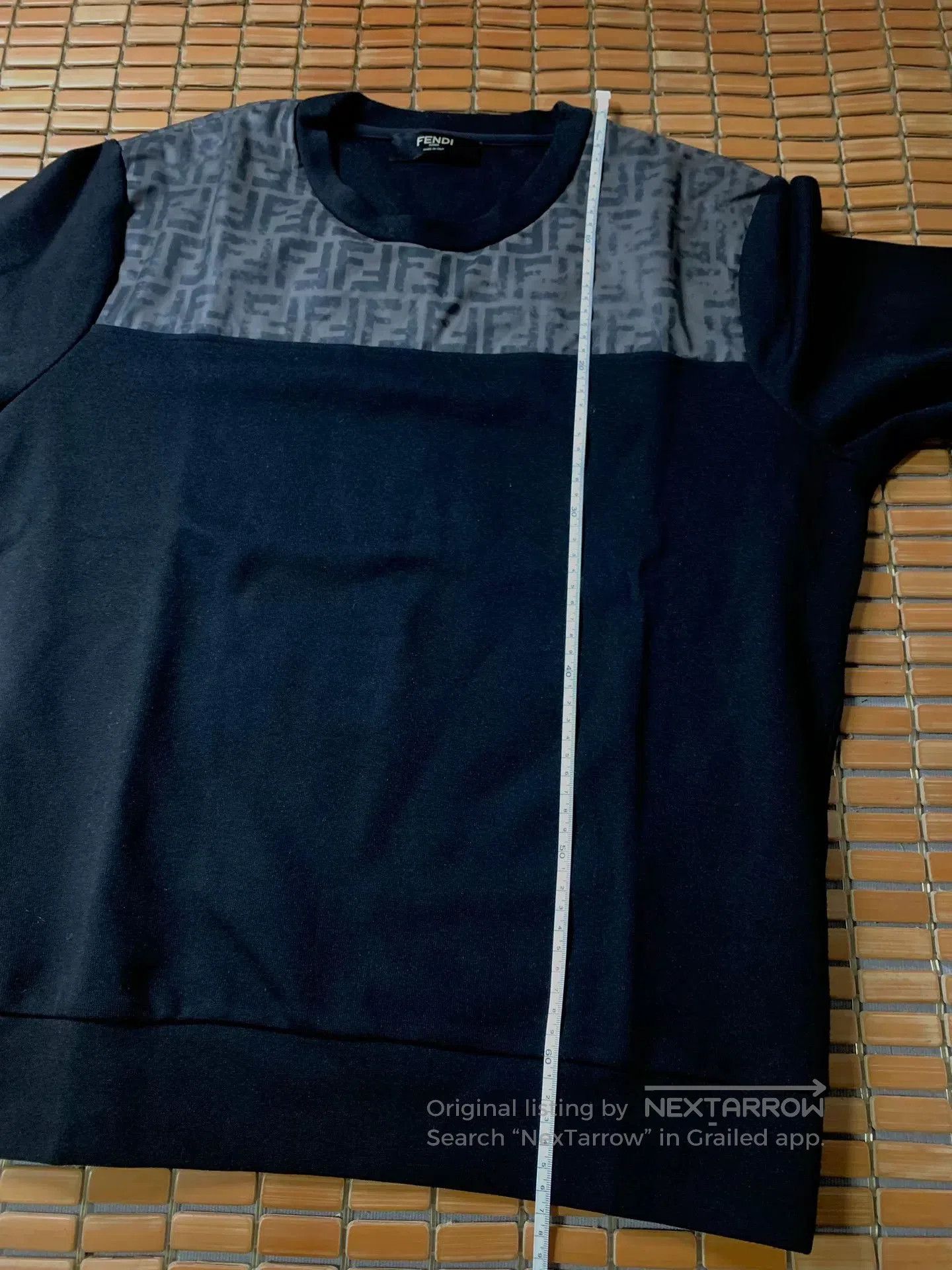 Fendi Fendi Monogram Paneled Sweatshirt. Size US L / EU 52-54 / 3 - 7 Thumbnail