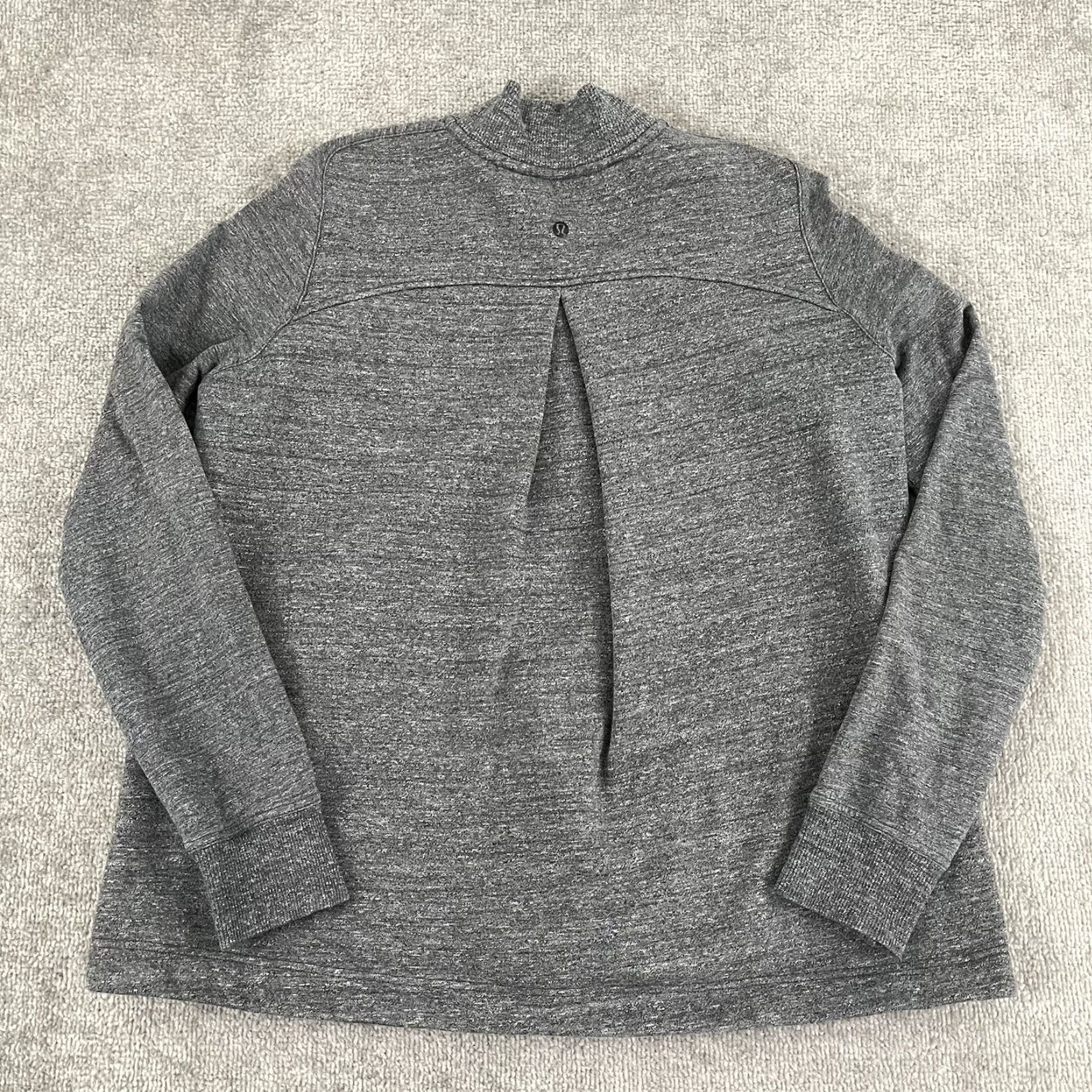 Lululemon Lululemon Pleat To The Street Bomber Jacket Womens Sz 6 Gray Active French Terry Size M / US 6-8 / IT 42-44 - 2 Thumbnail