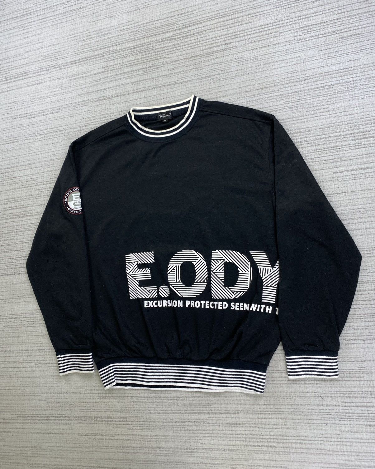 Japanese Brand × Vintage Vintage Eddie Odyssey Big Spellout Sweatshirt Size US L / EU 52-54 / 3 - 4 Thumbnail