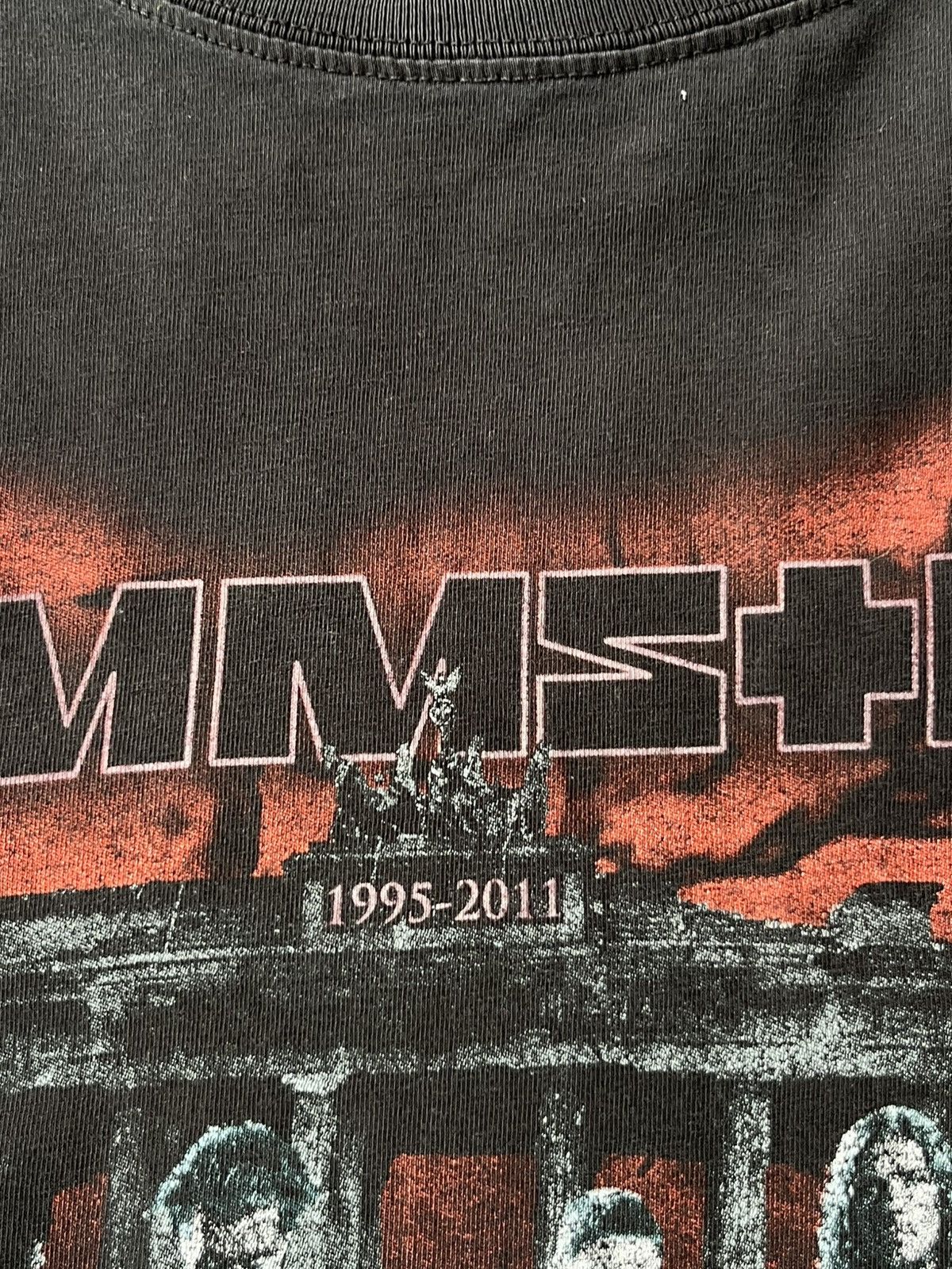 Vintage Vintage T-shirt Rammstein Europe Tour 2012 MADE IN GERMANY Size US XL / EU 56 / 4 - 4 Thumbnail