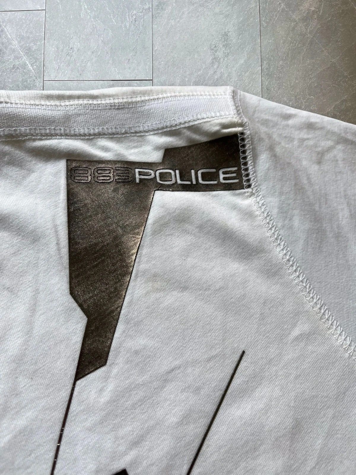 Other Police 883 Denim Luxury T-Shirt Y2K 2000s Size 5 XL Size US XL / EU 56 / 4 - 4 Thumbnail