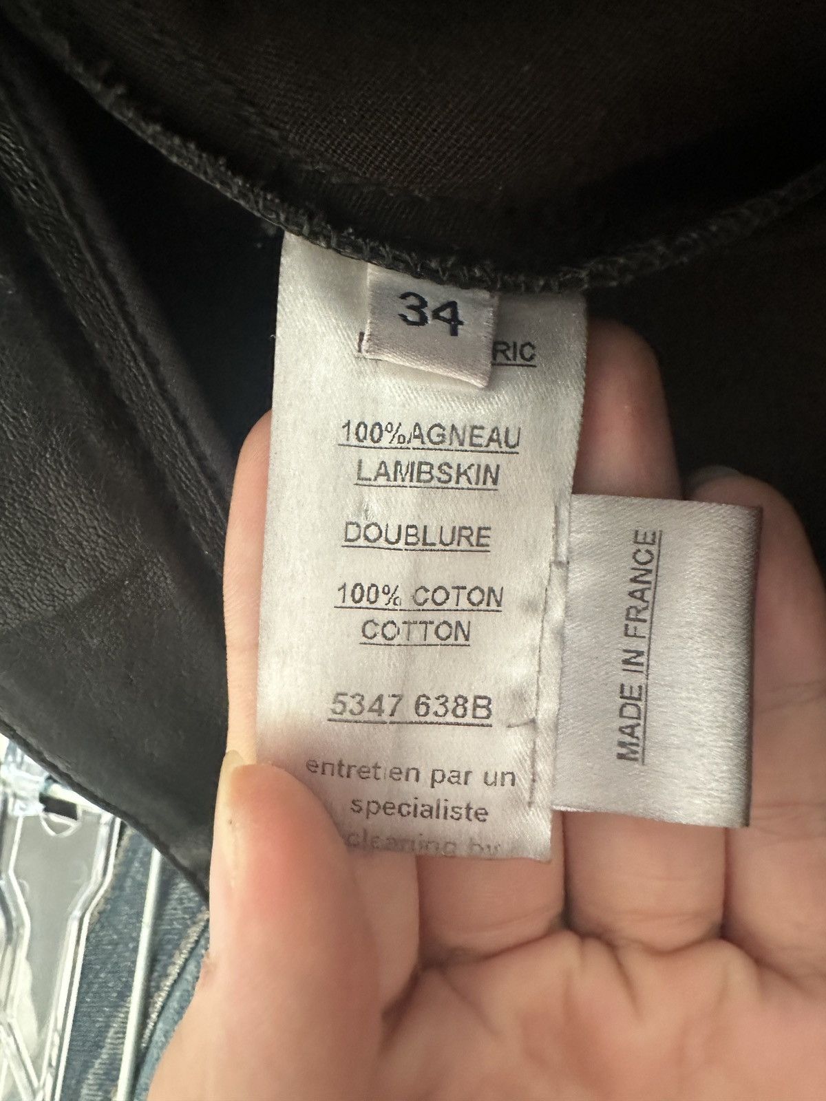 Balmain SS11 Decarnin Lambskin Leather Multi Zip Pants Size 24" / US 00 / IT 34 - 5 Thumbnail