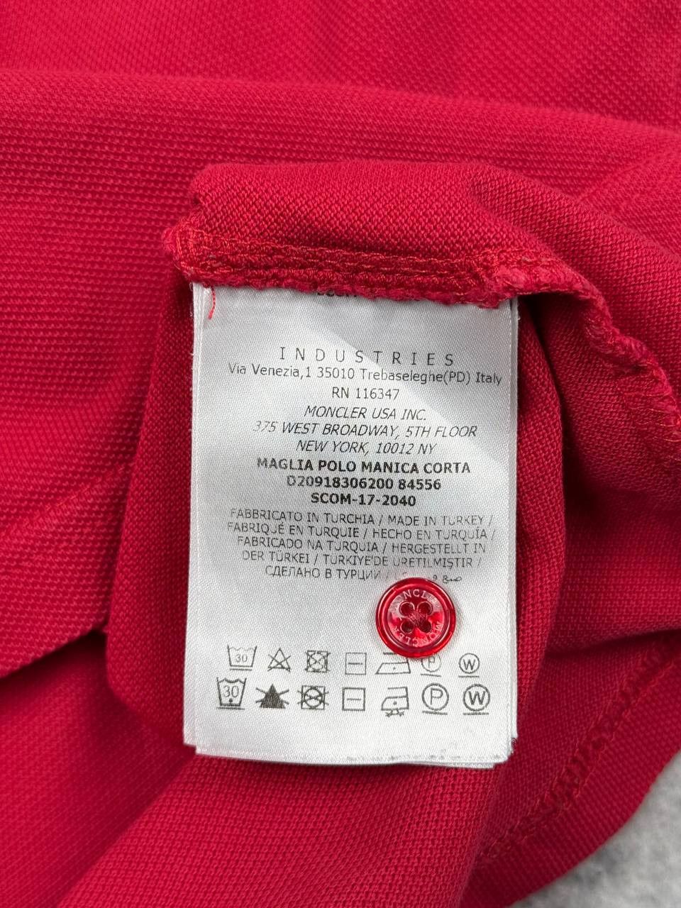 Moncler Moncler Maglia Polo Manica Corta Shirt Men L Red Size US L / EU 52-54 / 3 - 7 Thumbnail