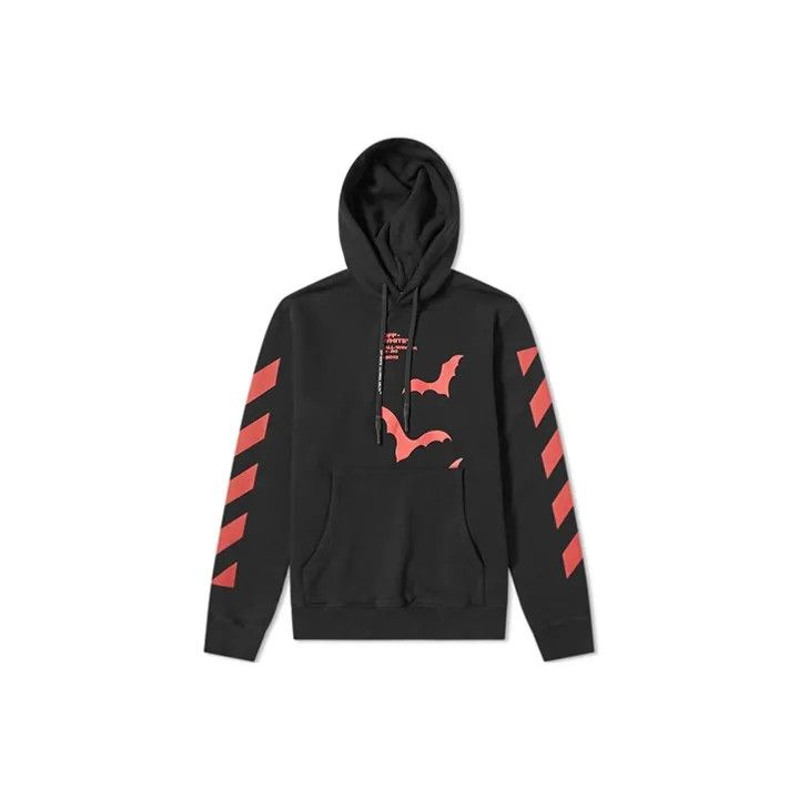 Off-White Bat Graphic Pullover Hoodie 0079