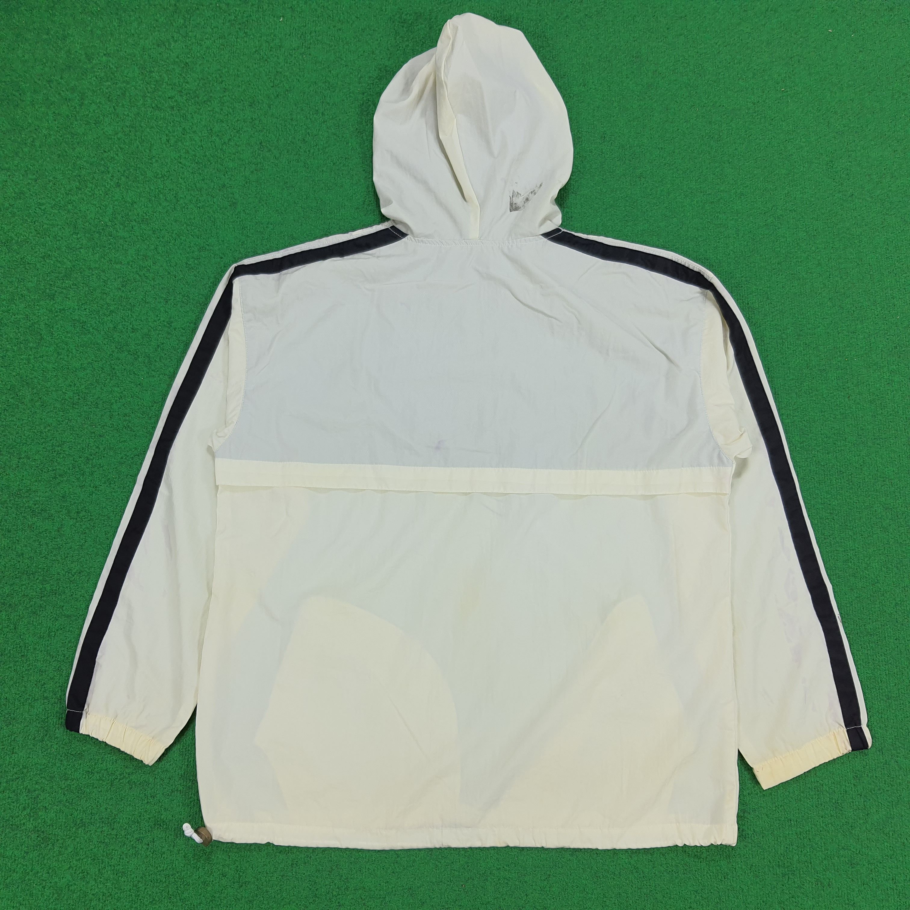 Japanese Brand × Nike × Vintage Vintage Nike Center Windbreaker Hoodie Jacket Size US XL / EU 56 / 4 - 3 Thumbnail