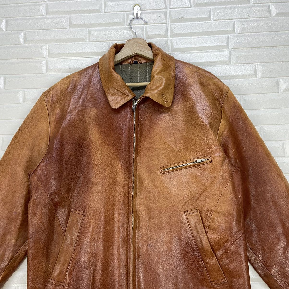 Japanese Brand Vtg Antelope Makigami Tokyo Original Leather Buckle Back Size US M / EU 48-50 / 2 - 9 Thumbnail