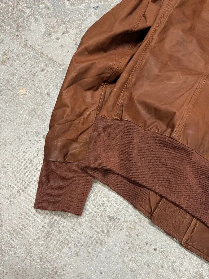 Rick Owens FW2008 Rick Owens Bordeaux Asymmetrical Leather Jacket Size US L / EU 52-54 / 3 - 9 Thumbnail