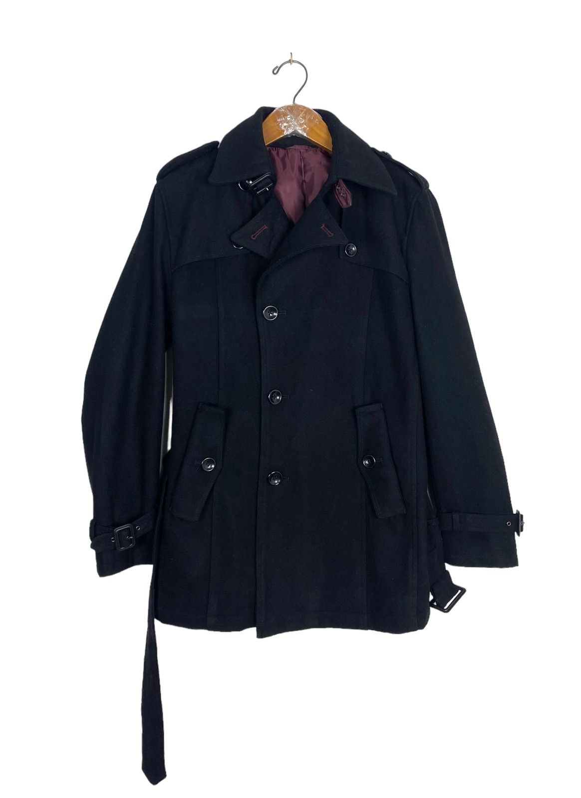 semanticdesign Rare‼️ Semantic Design Belted Trench Coat Size US S / EU 44-46 / 1 - 1 Thumbnail