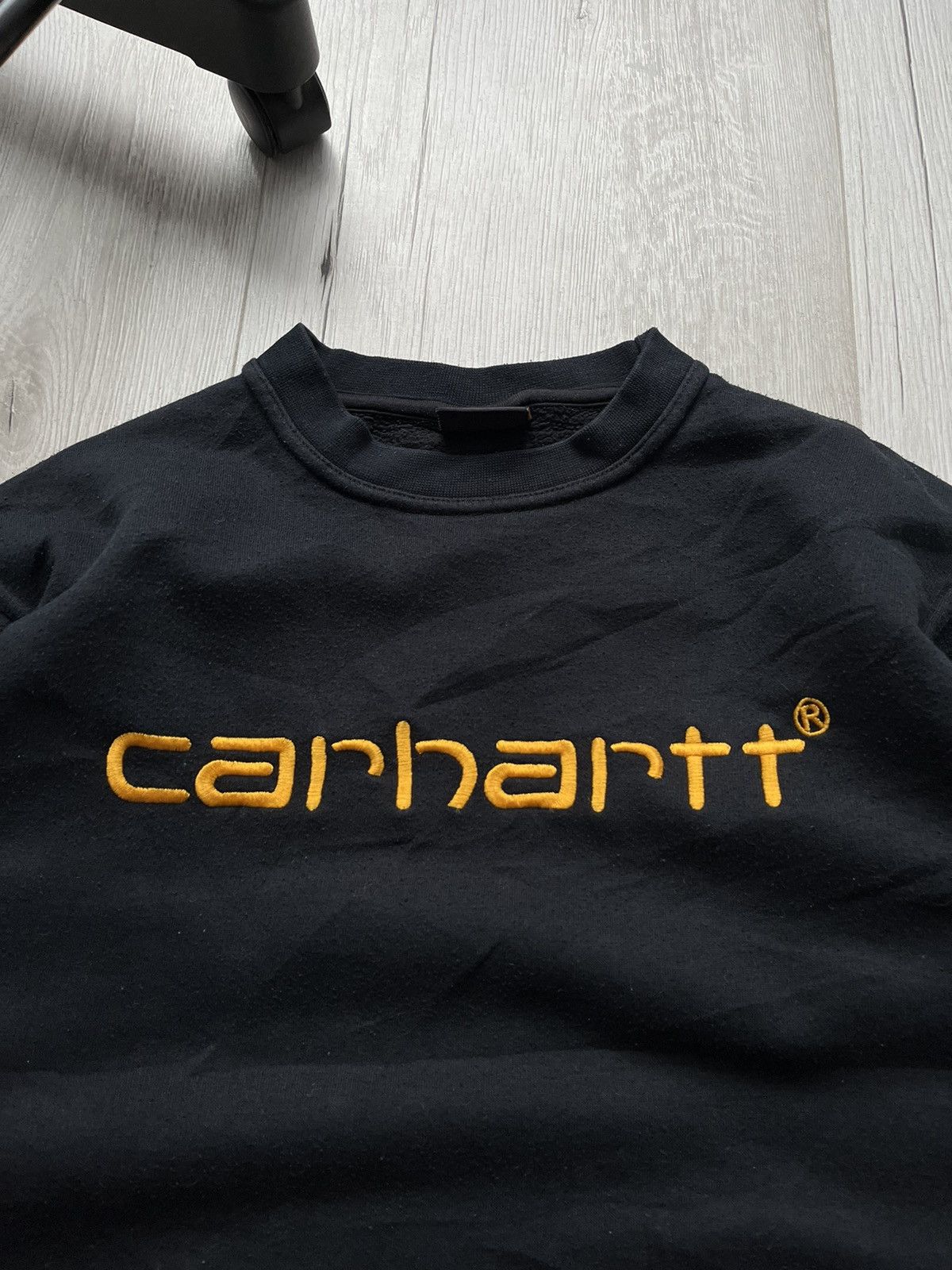 Carhartt × Vintage Vintage 00s Carhartt Embroidered Spellout Logo Sweatshirt Size US S / EU 44-46 / 1 - 4 Thumbnail