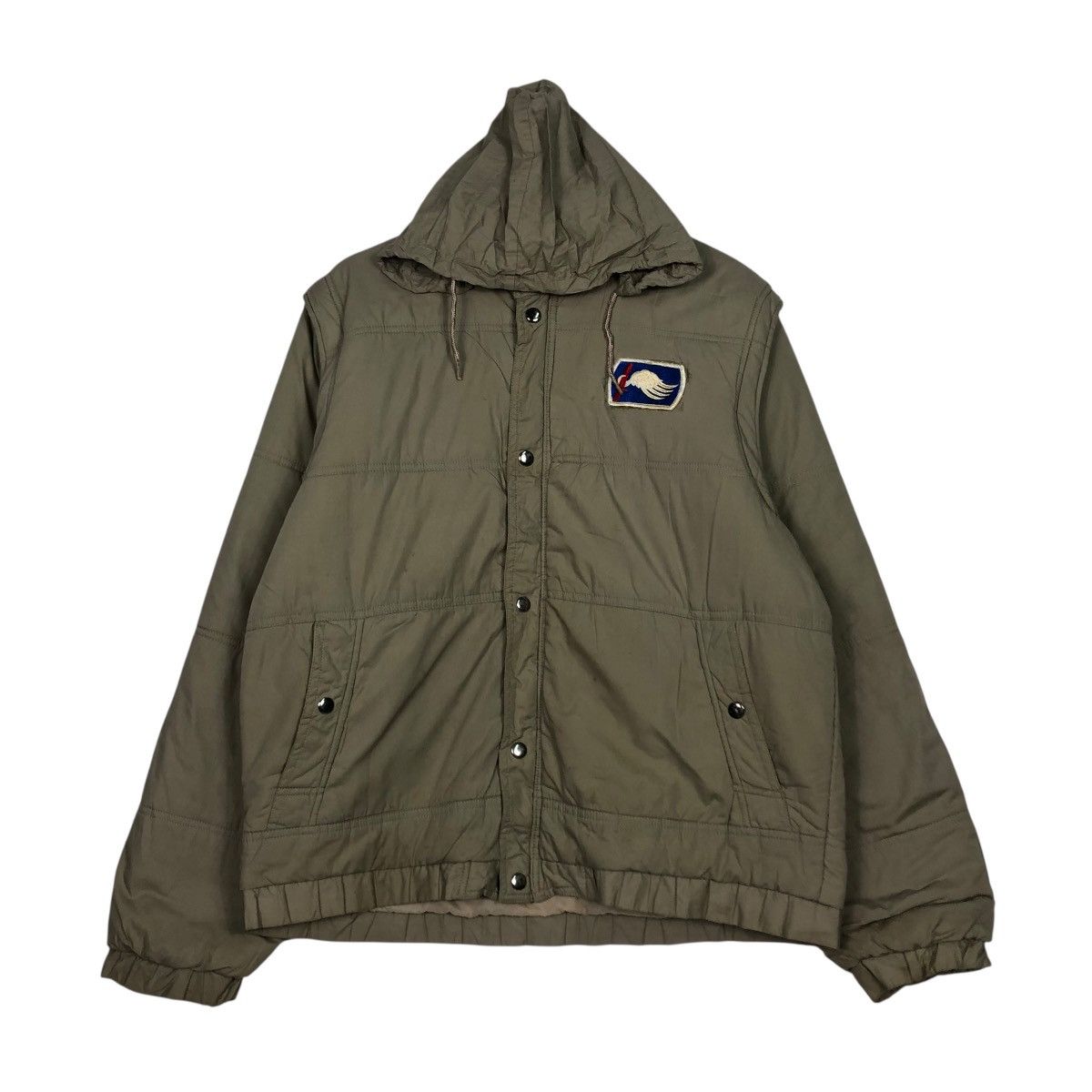 Japanese Brand 🔥VINTAGE PUFFER BIKER JACKET PUNK UNBRANDED ISSEY MIYAKE Size US L / EU 52-54 / 3 - 3 Thumbnail