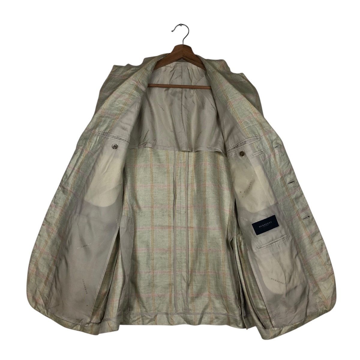 Burberry 📌Vintage Burberry London Casual Jacket Tartan Design Size US M / EU 48-50 / 2 - 14 Thumbnail