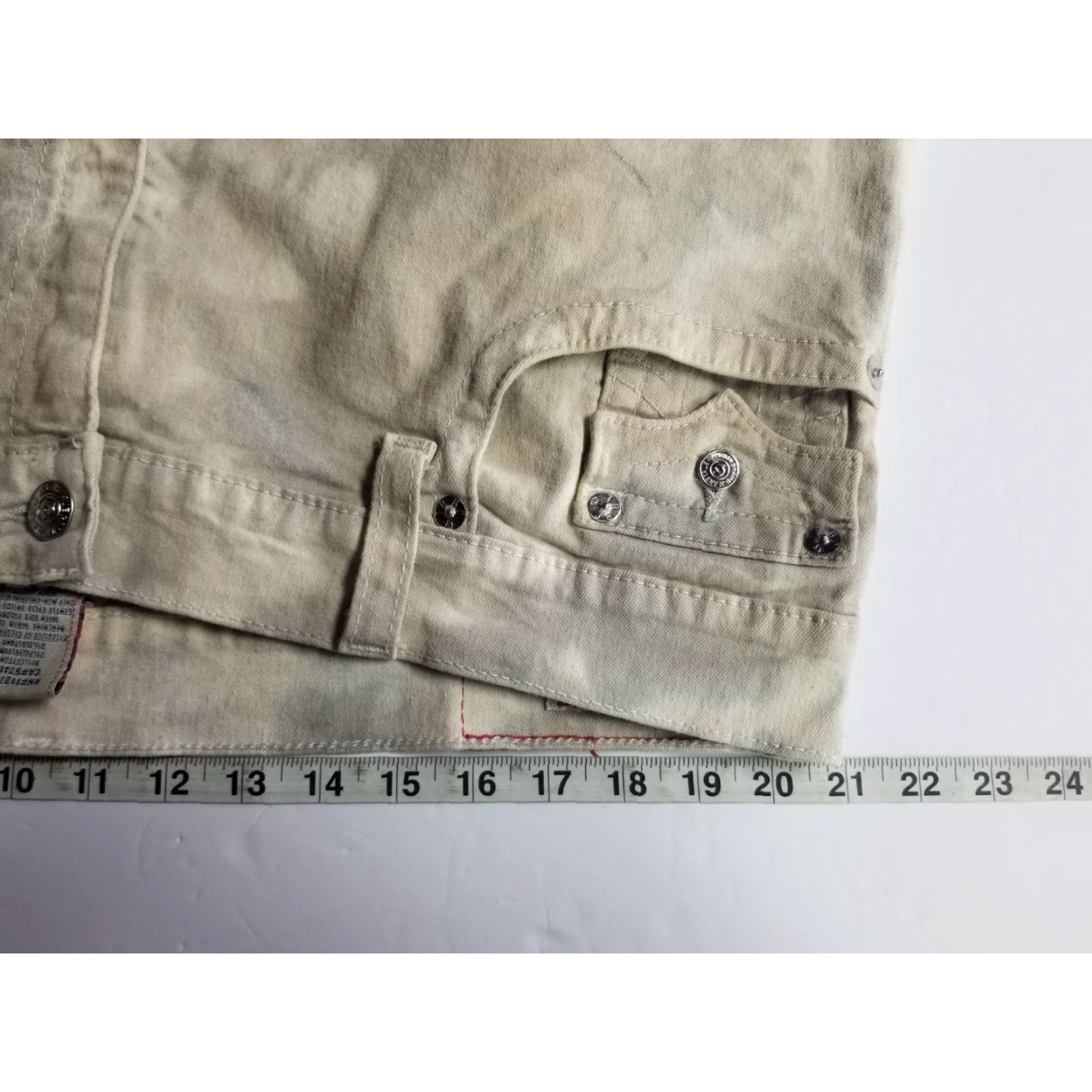 True Religion True Religion Jeans Shorts Relaxed Straight Camo Denim 42 Men Multicolor Adjustable Pockets Durable Stretch Casual Size US 42 / EU 58 - 4 Thumbnail