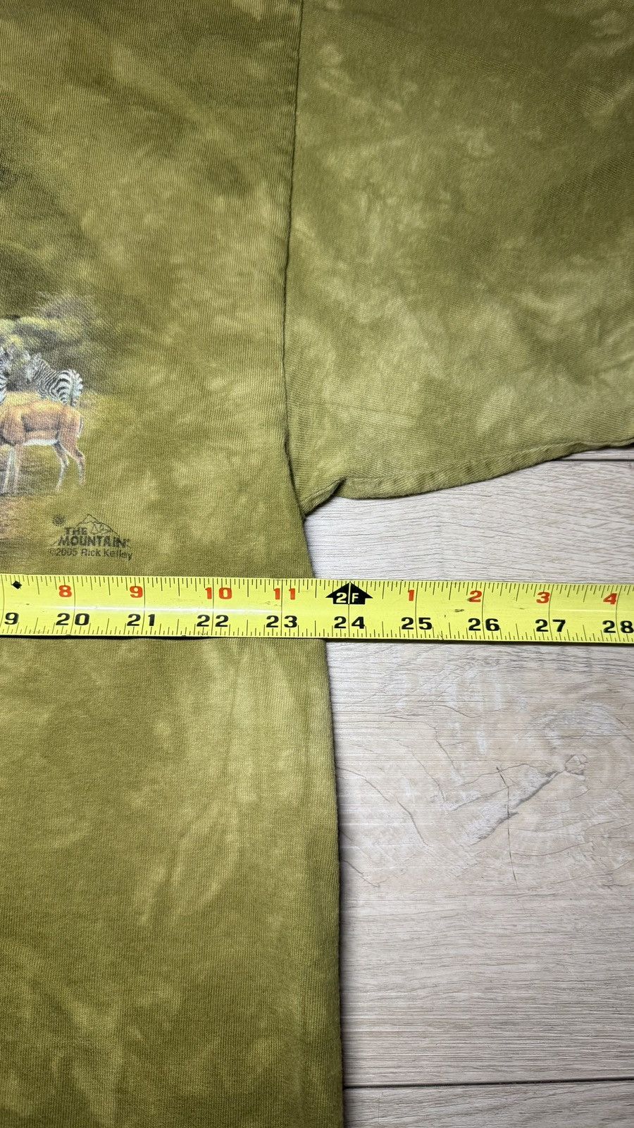 The Mountain Vintage 2000s The Mountain Safari Nature Green Tie Dye Shirt Size US XL / EU 56 / 4 - 5 Thumbnail