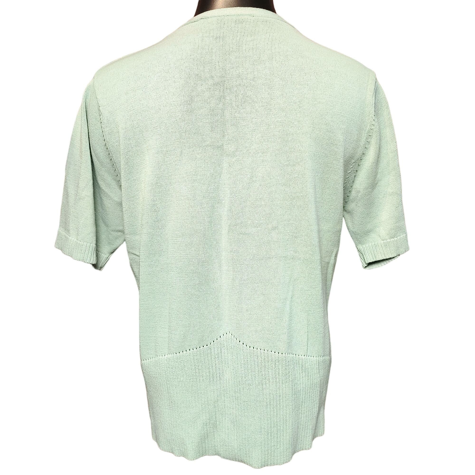 Other Hillard & Hanson Woman White Button Down Short Sleeve Knit C Size XL / US 12-14 / IT 48-50 - 2 Thumbnail