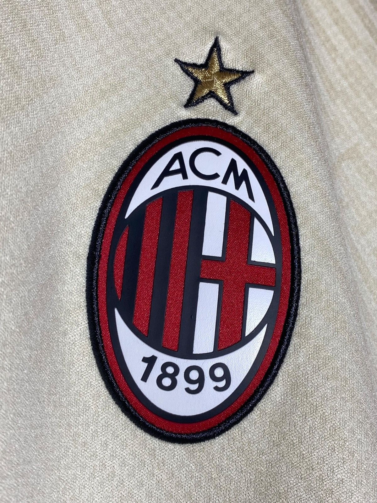 Puma AC Milan Puma Away Jersey 2020/21 Beige With Red Stripe Size US XL / EU 56 / 4 - 6 Thumbnail