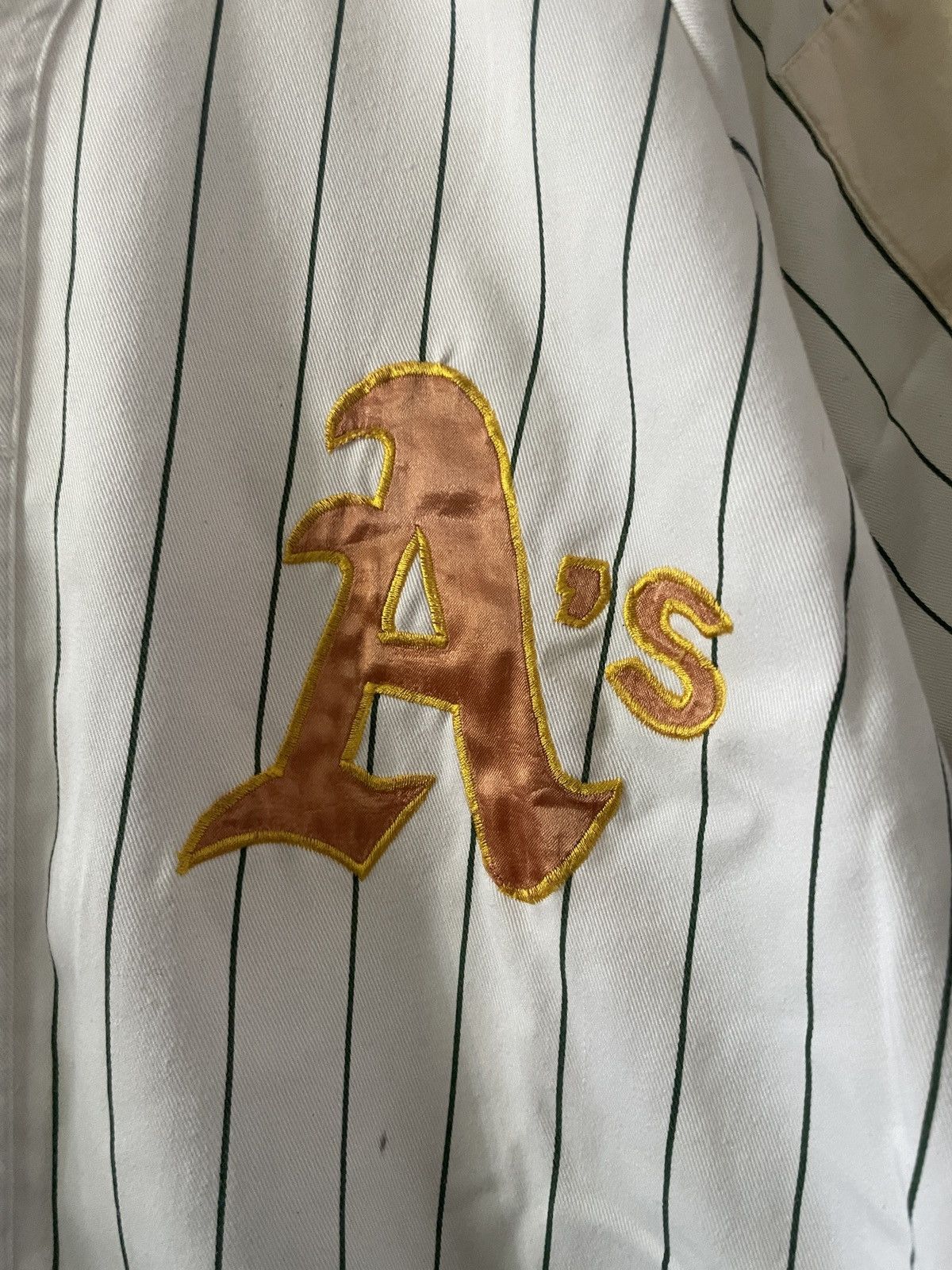 Starter Oakland A’s Starter Jersey **Style Worn By 2Pac** Vtg 90s Size US L / EU 52-54 / 3 - 4 Thumbnail