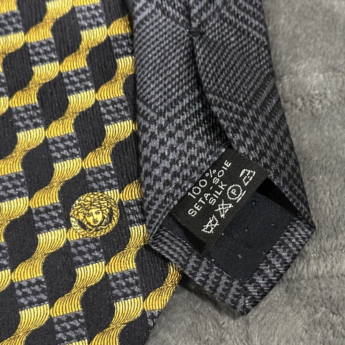 Versace Gianni Versace Vintage Silk Tie Size ONE SIZE - 4 Thumbnail