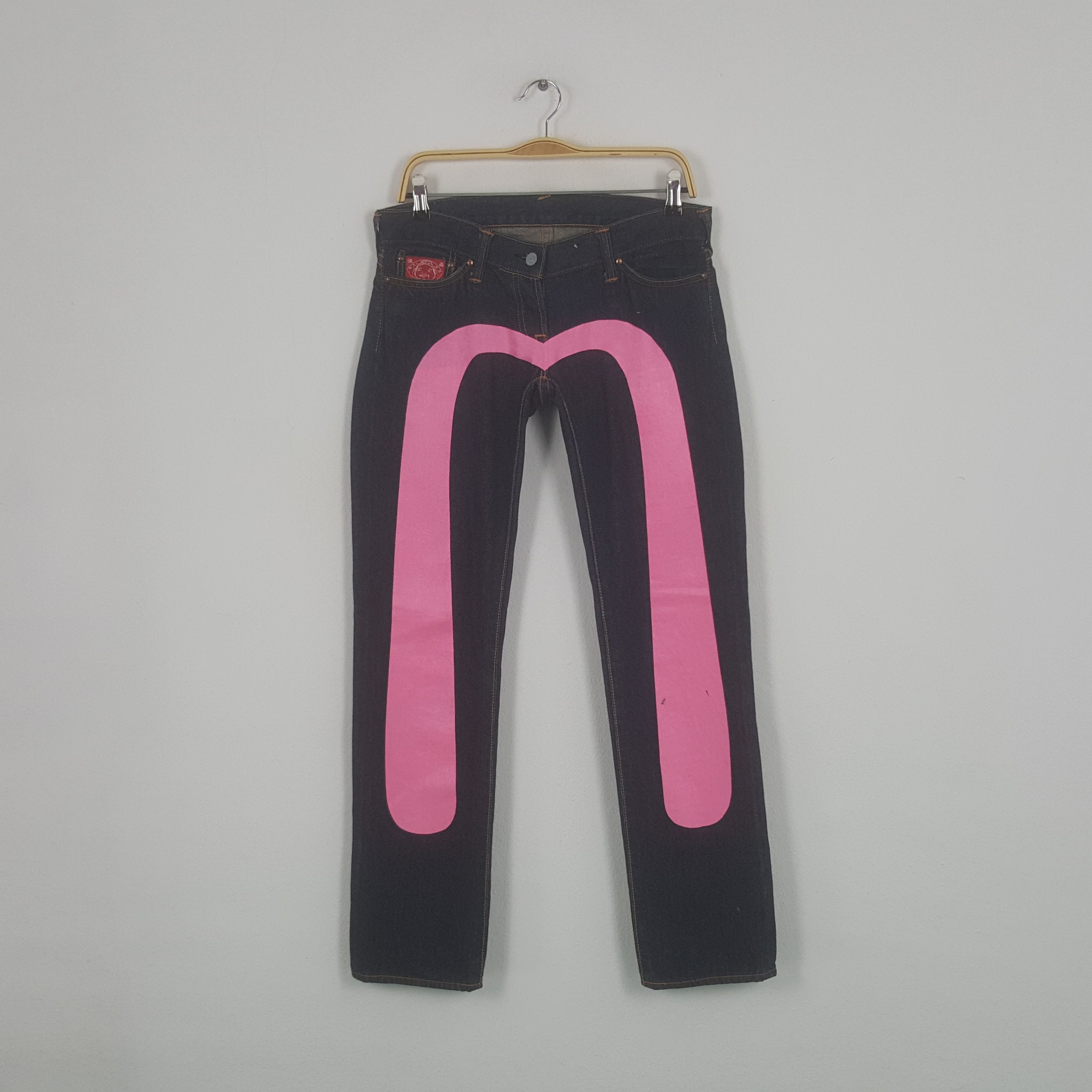 Evisu Vintage Evisu Japanese Brand Daicock Pink Art Custom Jeans Size 32" / US 10 / IT 46 - 1 Thumbnail