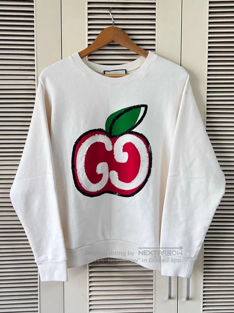 Gucci Gucci Apple logo sweatshirt Size US S / EU 44-46 / 1 - 1 Thumbnail