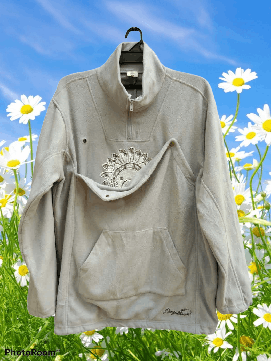 Japanese Brand DRUGSTORES HALF-ZIP FLEECE SWEATER Size US L / EU 52-54 / 3 - 3 Thumbnail