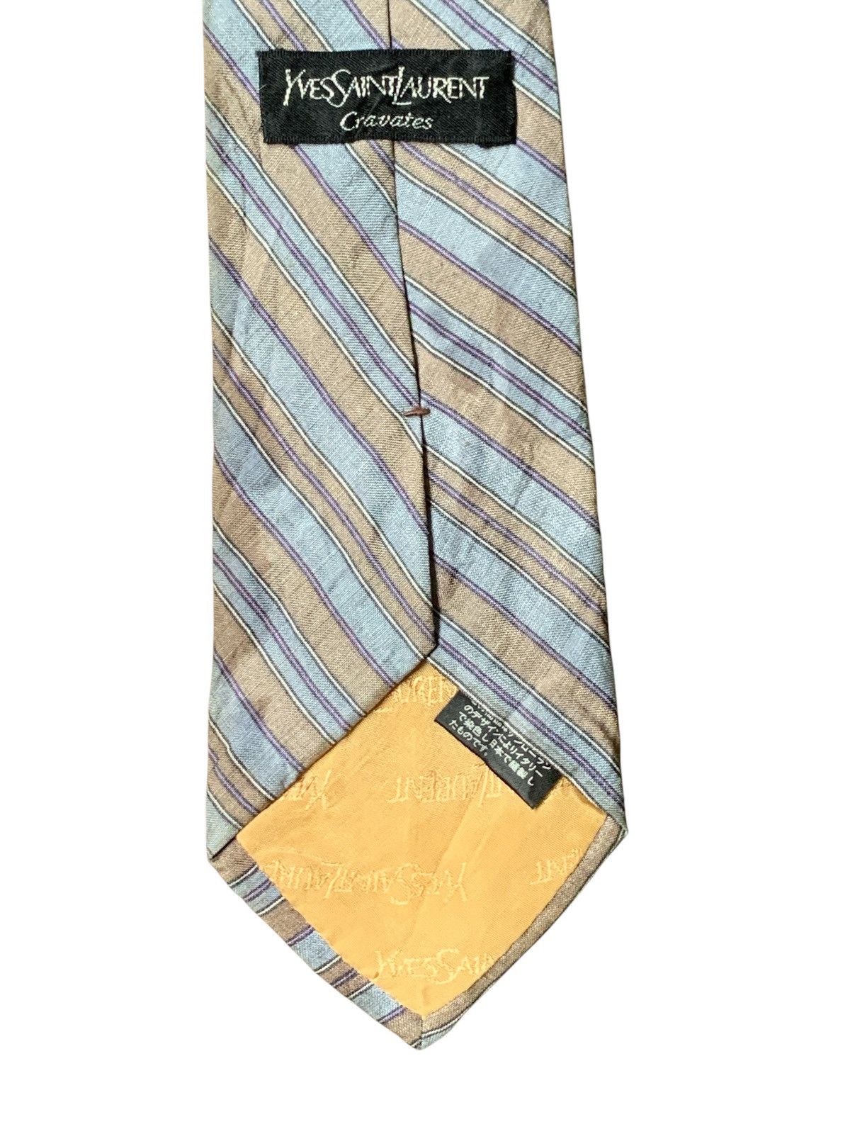 Designer × Vintage × Yves Saint Laurent Rare Design Vintage Yves Saint Laurent Ties Size ONE SIZE - 3 Thumbnail