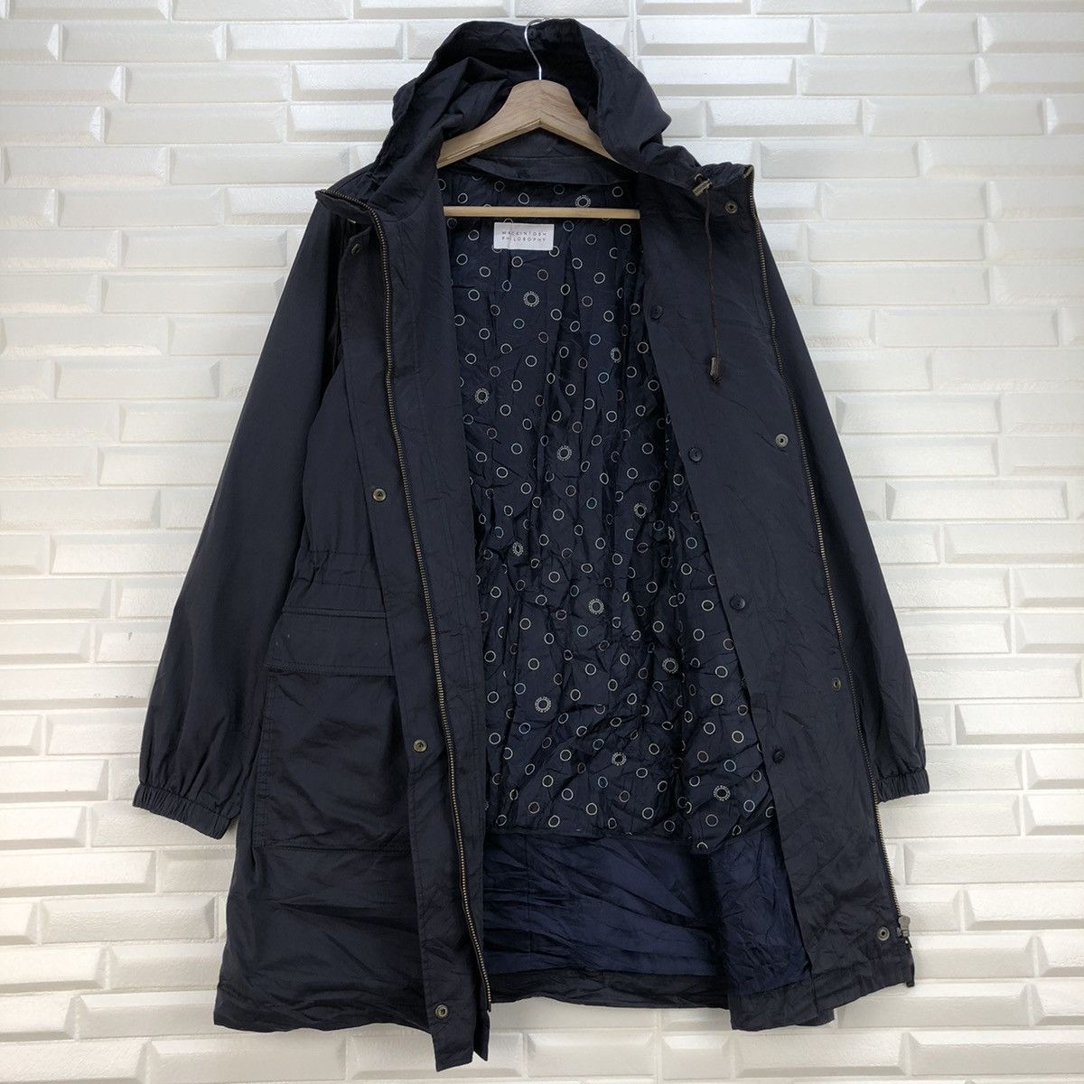 Designer × Mackintosh 💥Mackintosh Philosophy Hooded Jacket Size S / US 4 / IT 40 - 4 Thumbnail