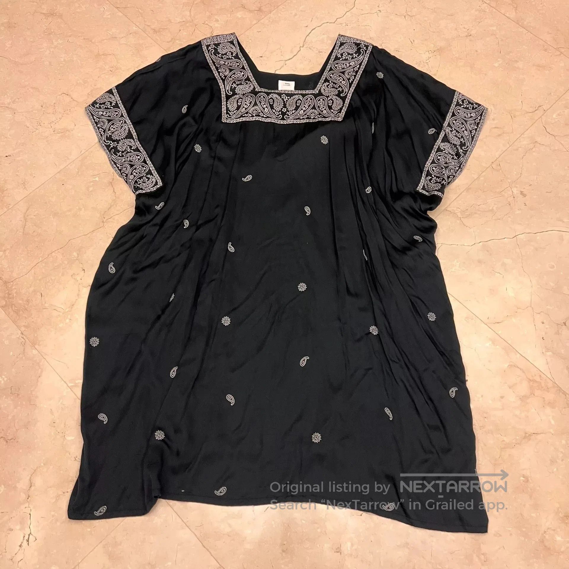 Visvim Visvim Silk Paisley Black Dress. Size XS / US 0-2 / IT 36-38 - 1 Thumbnail