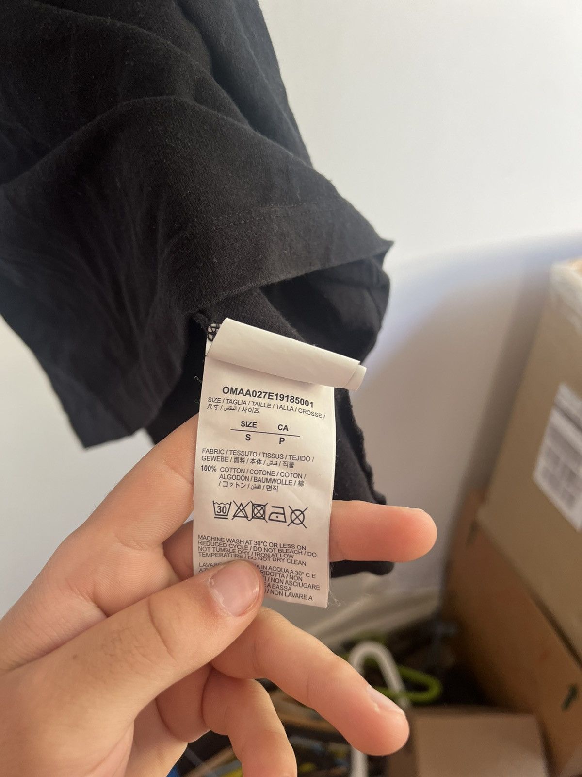 Off-White Off white Backbone Arrow Logo TEE Size US S / EU 44-46 / 1 - 10 Thumbnail