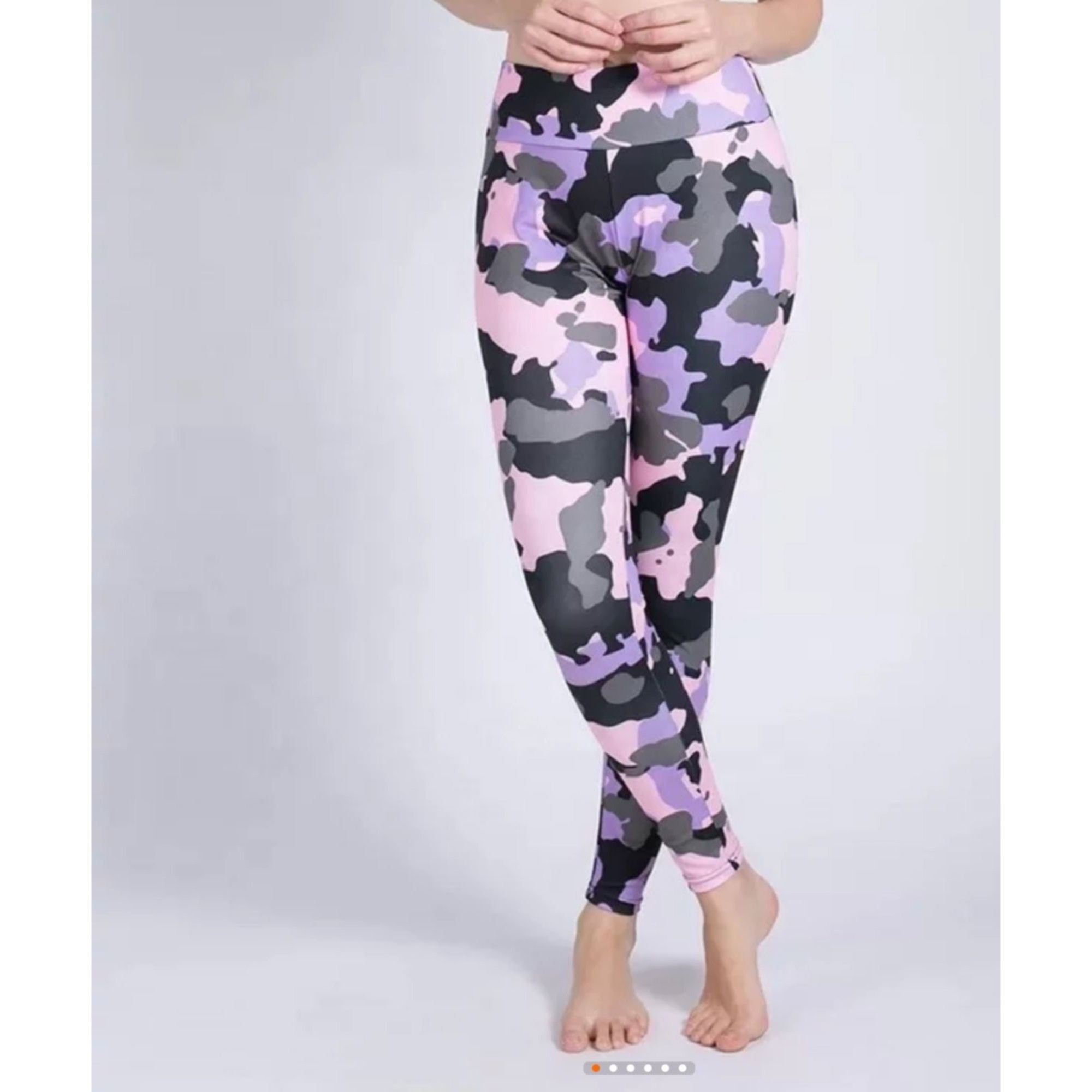 Other Swank Activewear Camo Leggings Women's Size Large Size 34" / US 12 / IT 48 - 2 Thumbnail