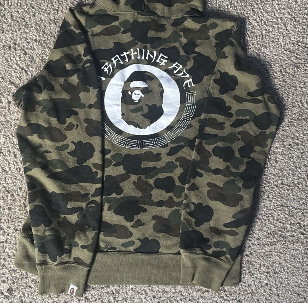 Bape Bape 1st camo kanji pullover hoodie Size US L / EU 52-54 / 3 - 3 Thumbnail