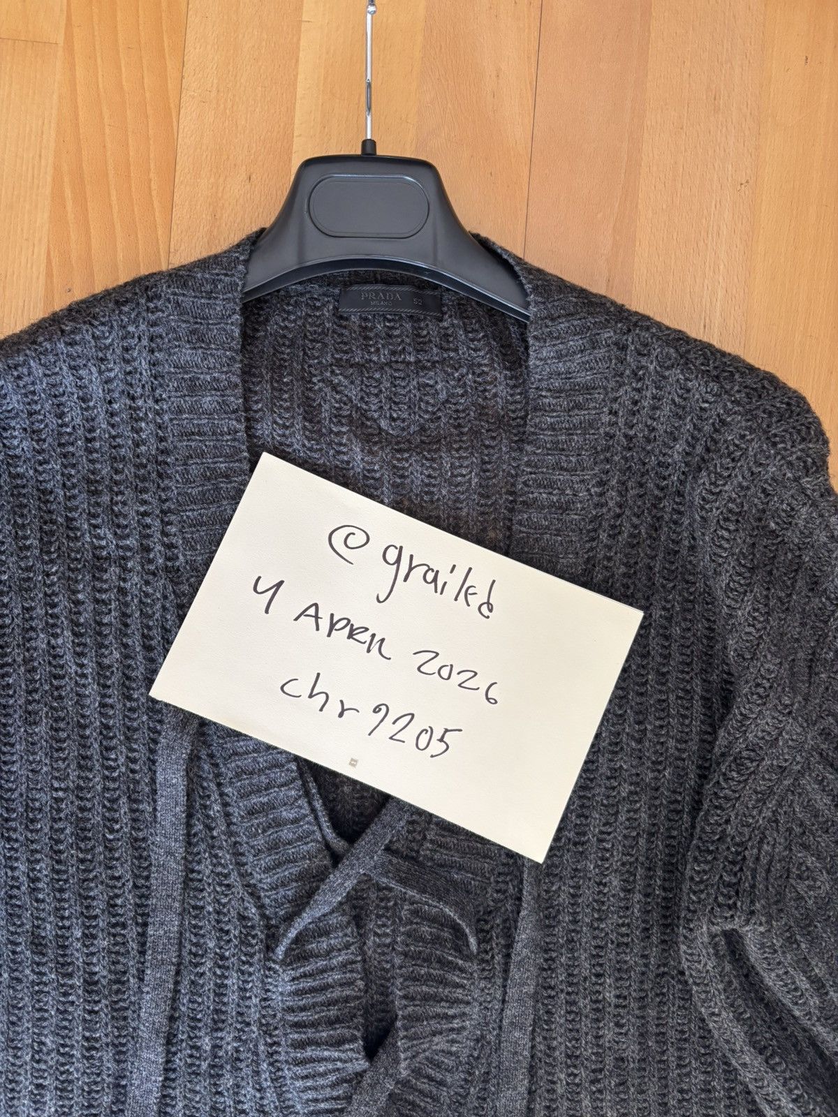 Prada Prada SS21 runway lacing detail sweater Size US L / EU 52-54 / 3 - 9 Thumbnail