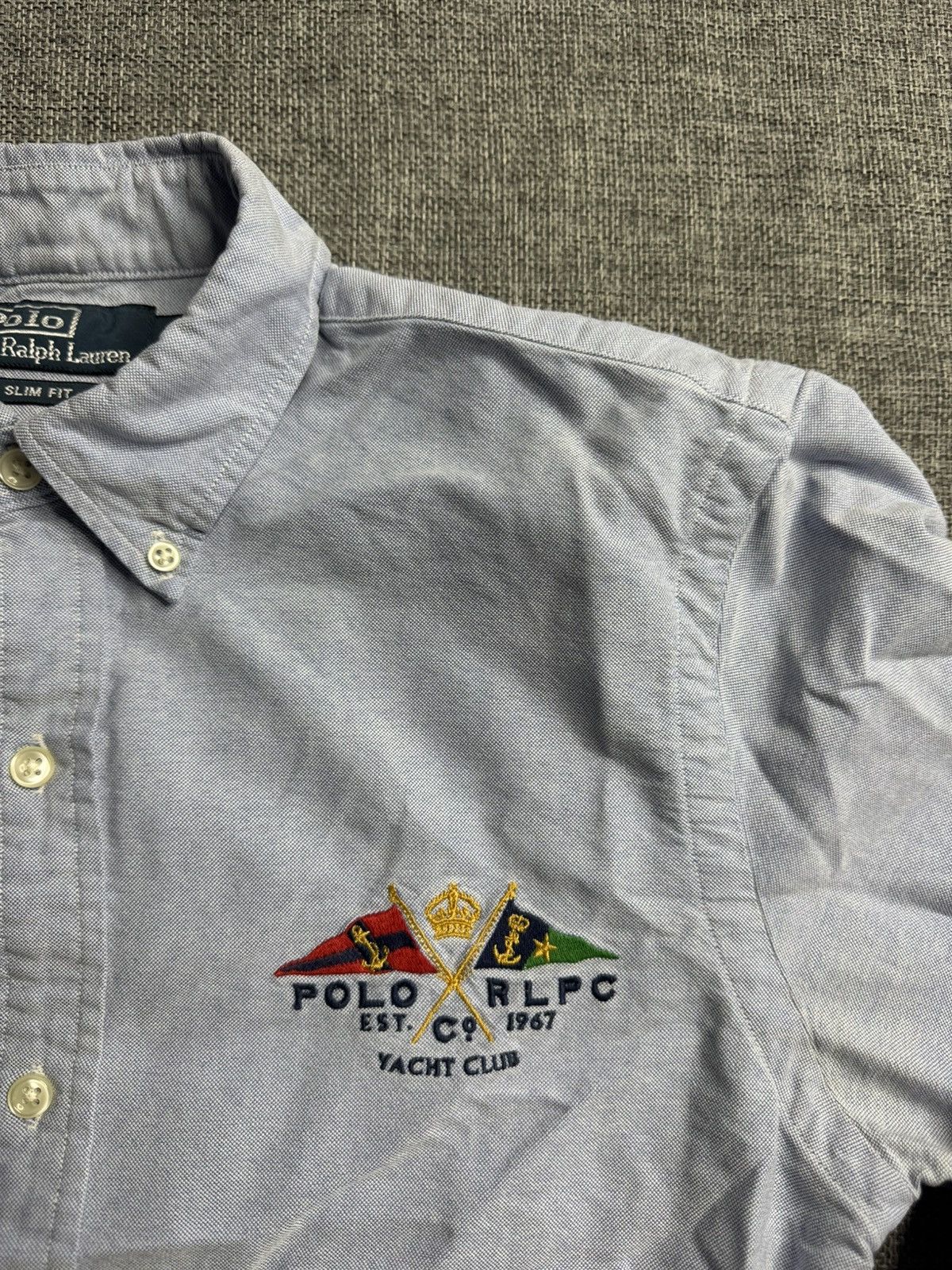 Polo Ralph Lauren × Ralph Lauren Polo Ralph Lauren Big Logo yacht club shirt Size US S / EU 44-46 / 1 - 1 Thumbnail