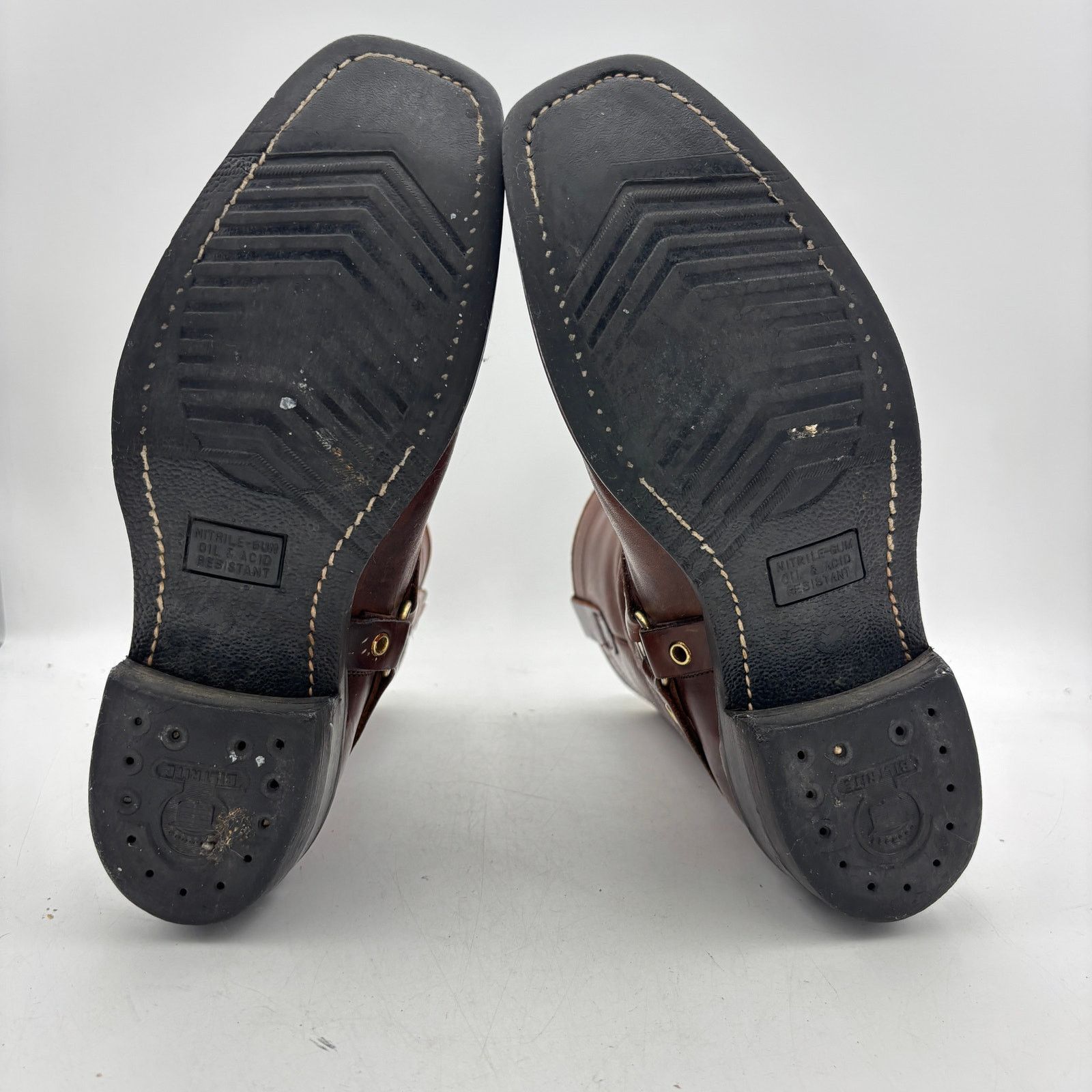 Dayton Boots VTG Dayton Brown Leather Harness Motorcycle Boots Men's 11E Size US 11 / EU 44 - 7 Thumbnail