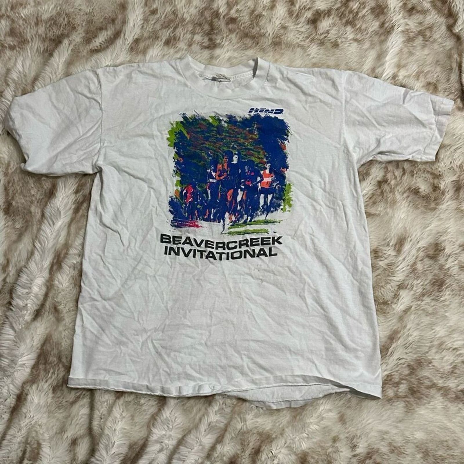 Vintage Retro Beavercreek Invitational Graphic T-Shirt | Sz XL Size US XL / EU 56 / 4 - 2 Thumbnail