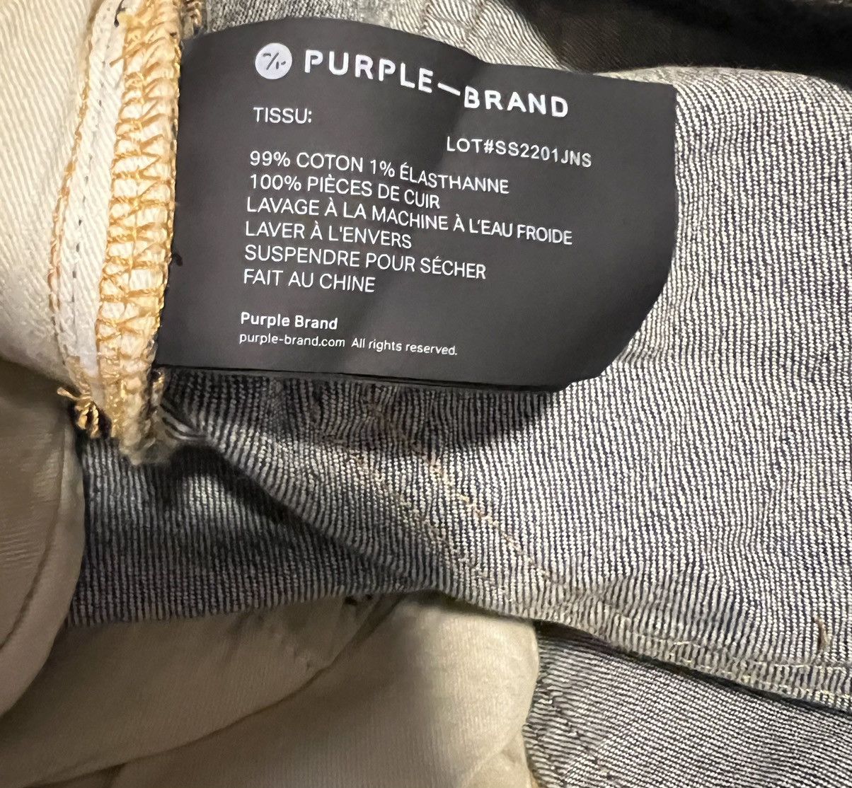 Purple × Purple Brand Purple Brand Jeans Mens Slim Fit P001 Blue Size 36/32 Size US 36 / EU 52 - 7 Thumbnail