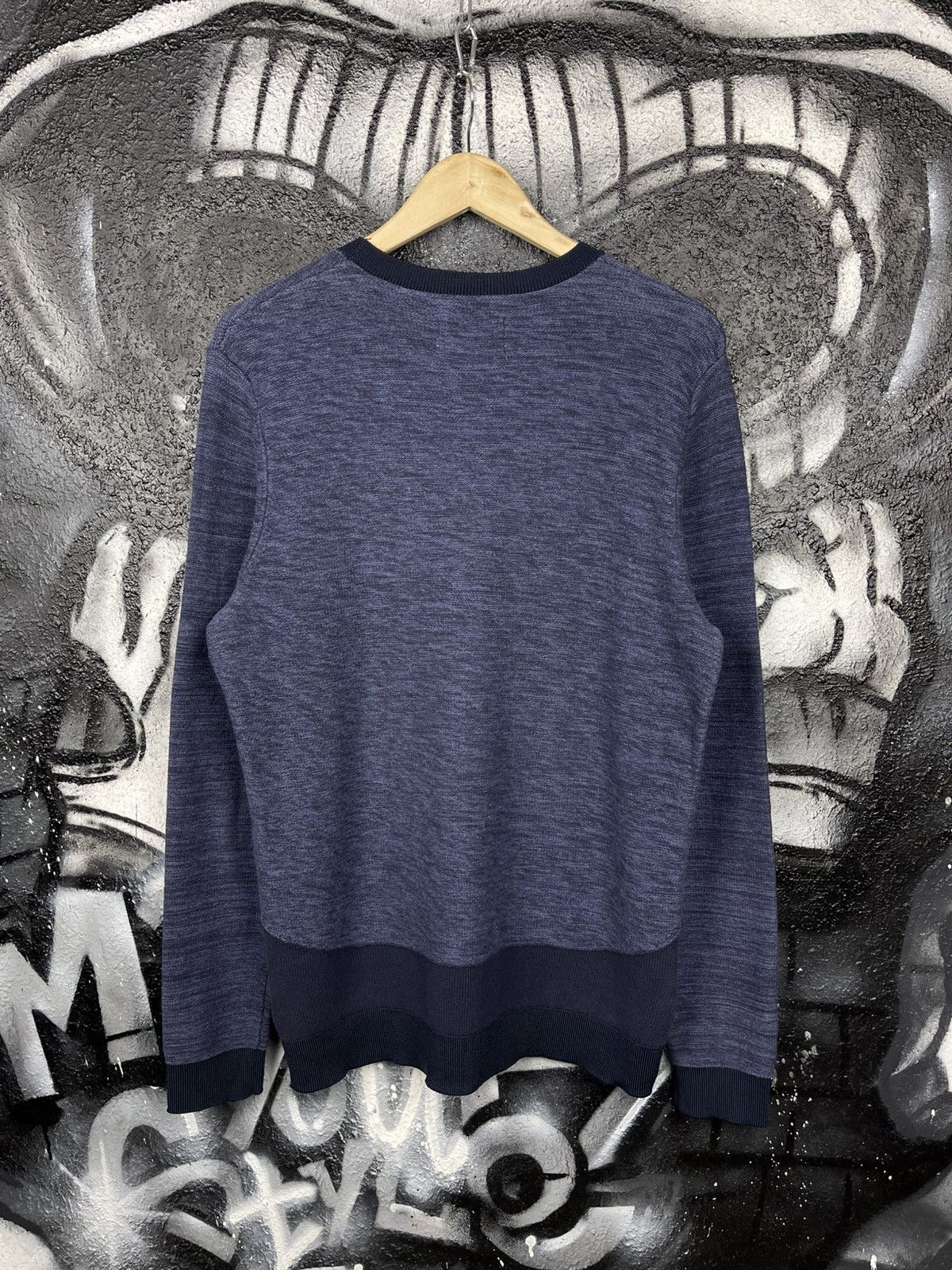 Folk Folk Blue Knit Sweater Men’s Size L Size US L / EU 52-54 / 3 - 5 Thumbnail