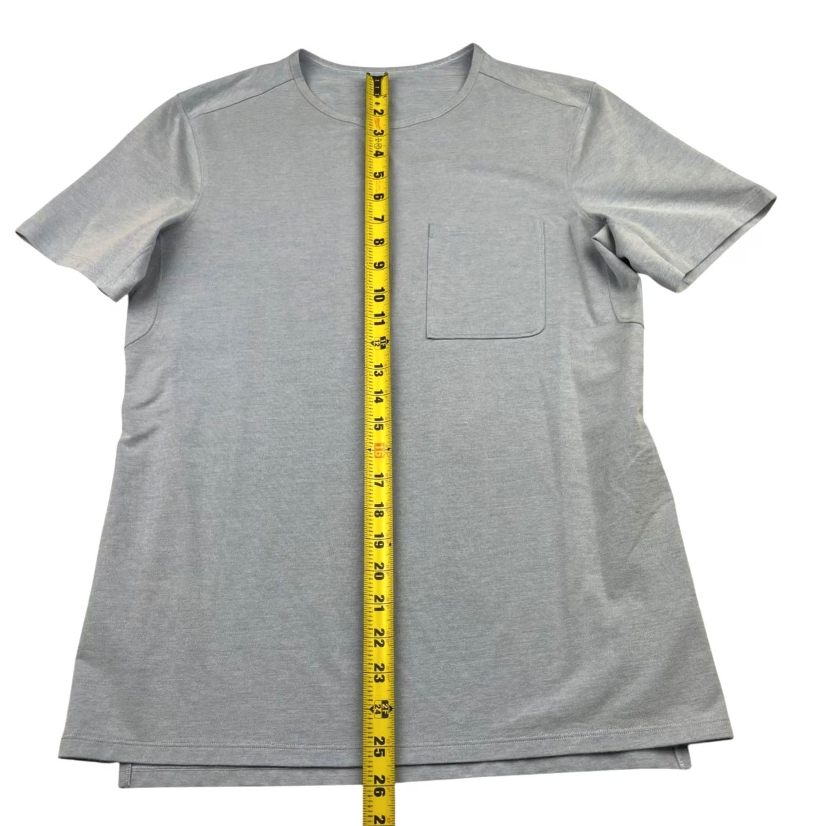 Lululemon Lululemon Men's Pocket Tee T-Shirt Short Sleeve Crew Neck Light Blue S / Small Size US S / EU 44-46 / 1 - 4 Thumbnail
