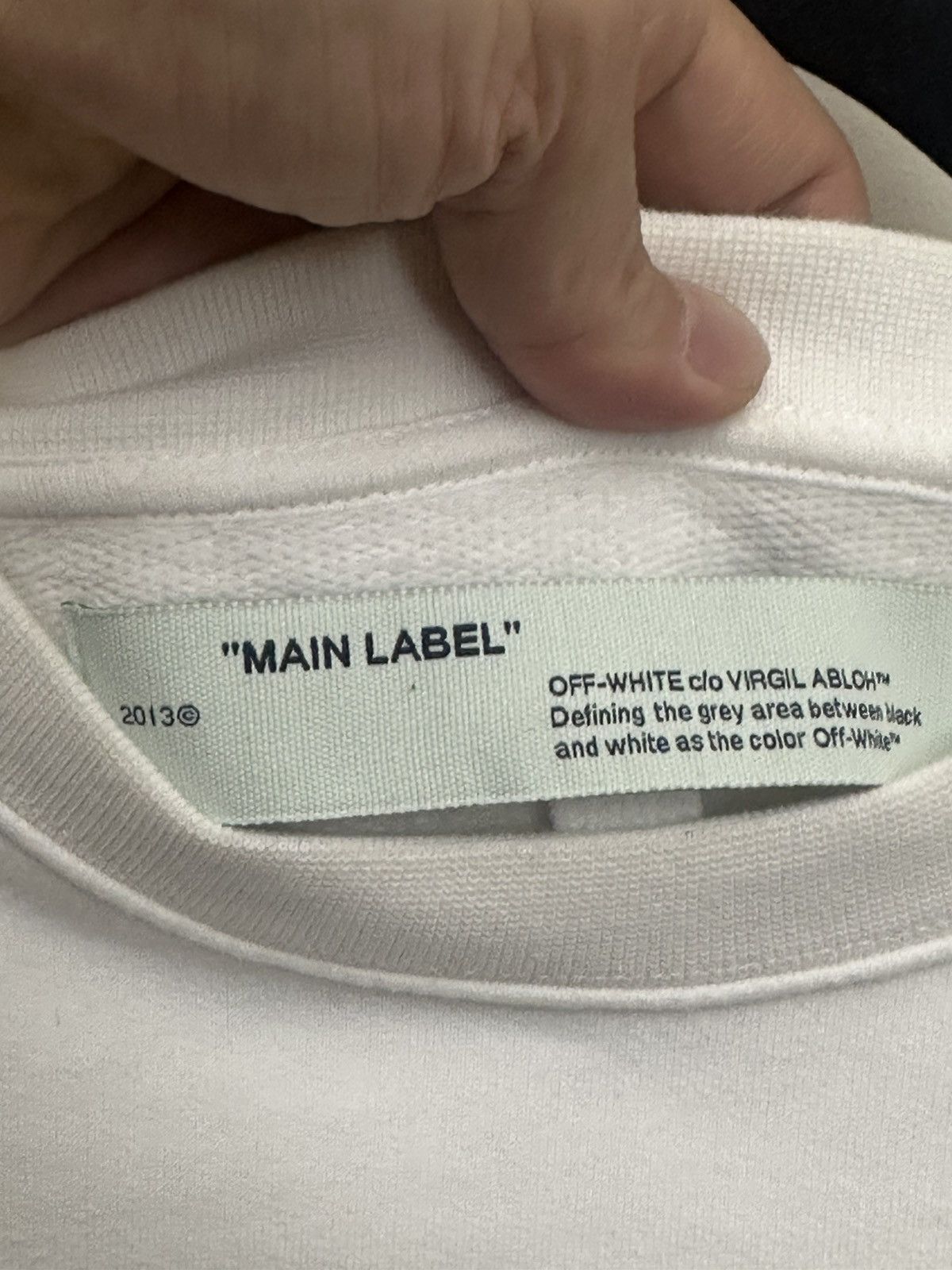 Off-White Off White fibonacci print white oversized sweatshirt sz M Size US M / EU 48-50 / 2 - 4 Thumbnail