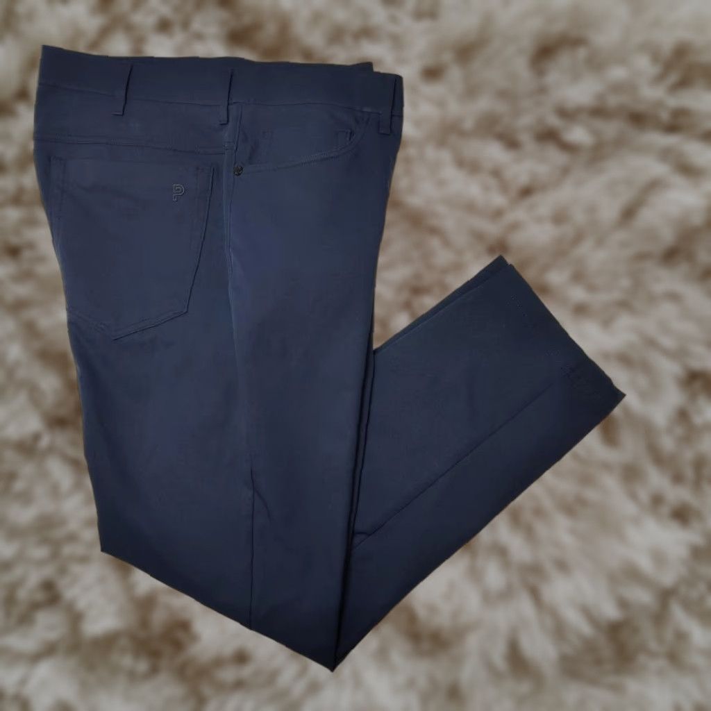 Public Rec Pants Mens 34x30 Chino Navy Blue 5 Pocket Casual Regular Fit Straight Leg Mens