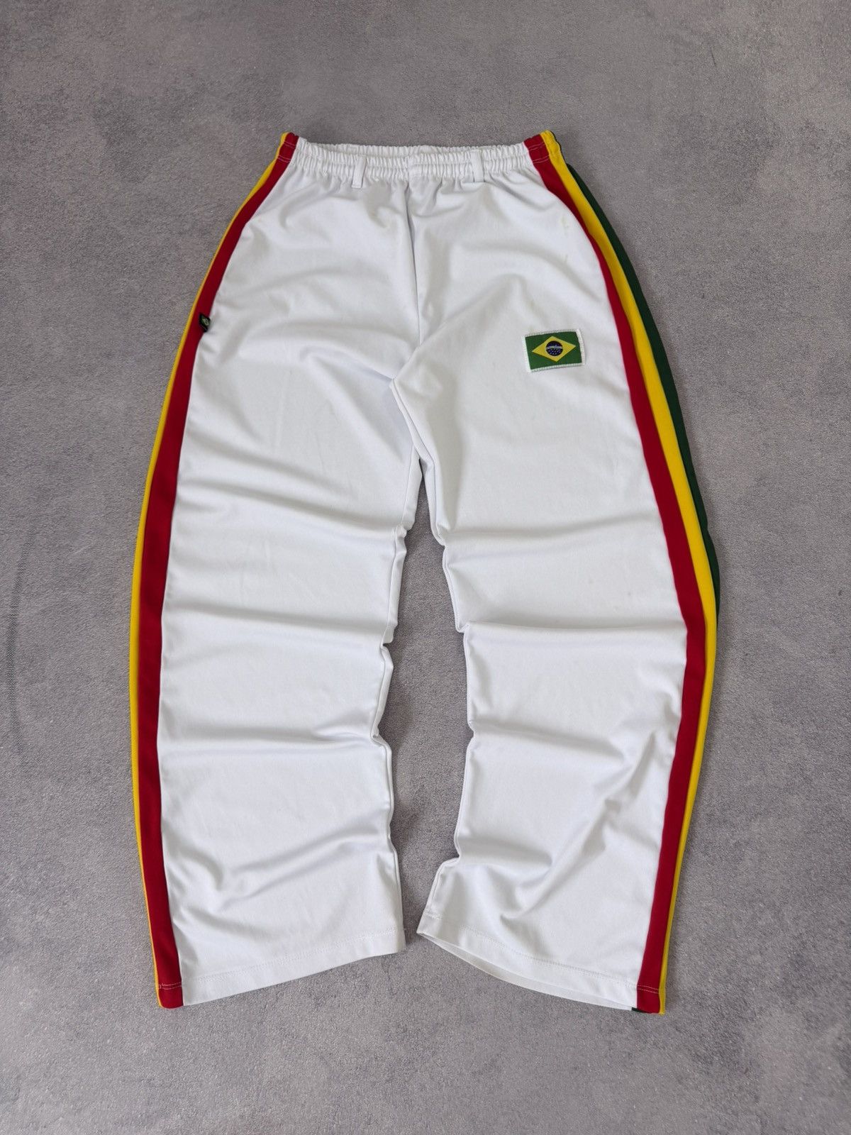 Japanese Brand 00s Brasil Retro Flared Bootcut Japan Style Pants Y2K Size US 36 / EU 52 - 2 Thumbnail