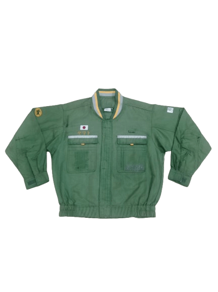 Japanese Brand 🔥Rare🔥faded destress yamato Japan worker jacket mizuno Size US L / EU 52-54 / 3 - 1 Thumbnail