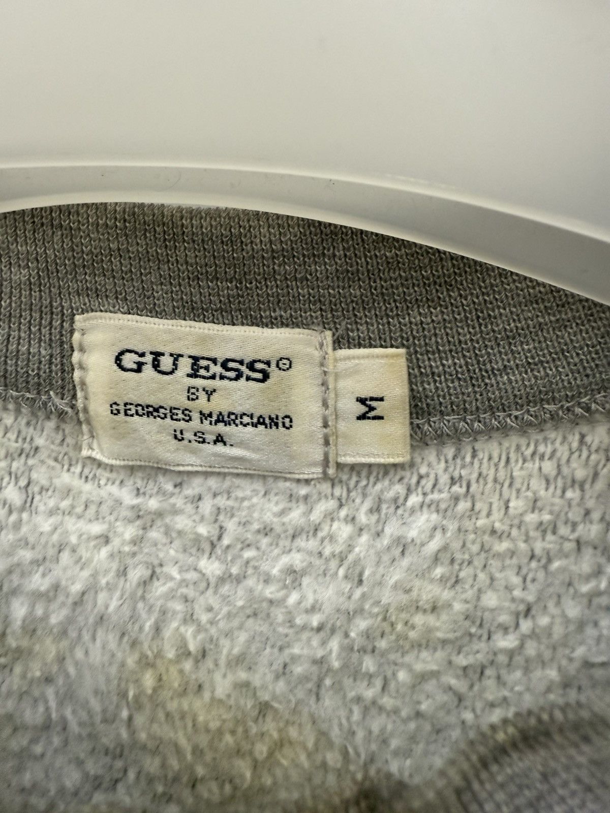 Guess × Other 🔥 GUESS USA BAGGY EMBROIDED SPELLOUT LOGO SWEATSHIRT - M Size US S / EU 44-46 / 1 - 7 Thumbnail