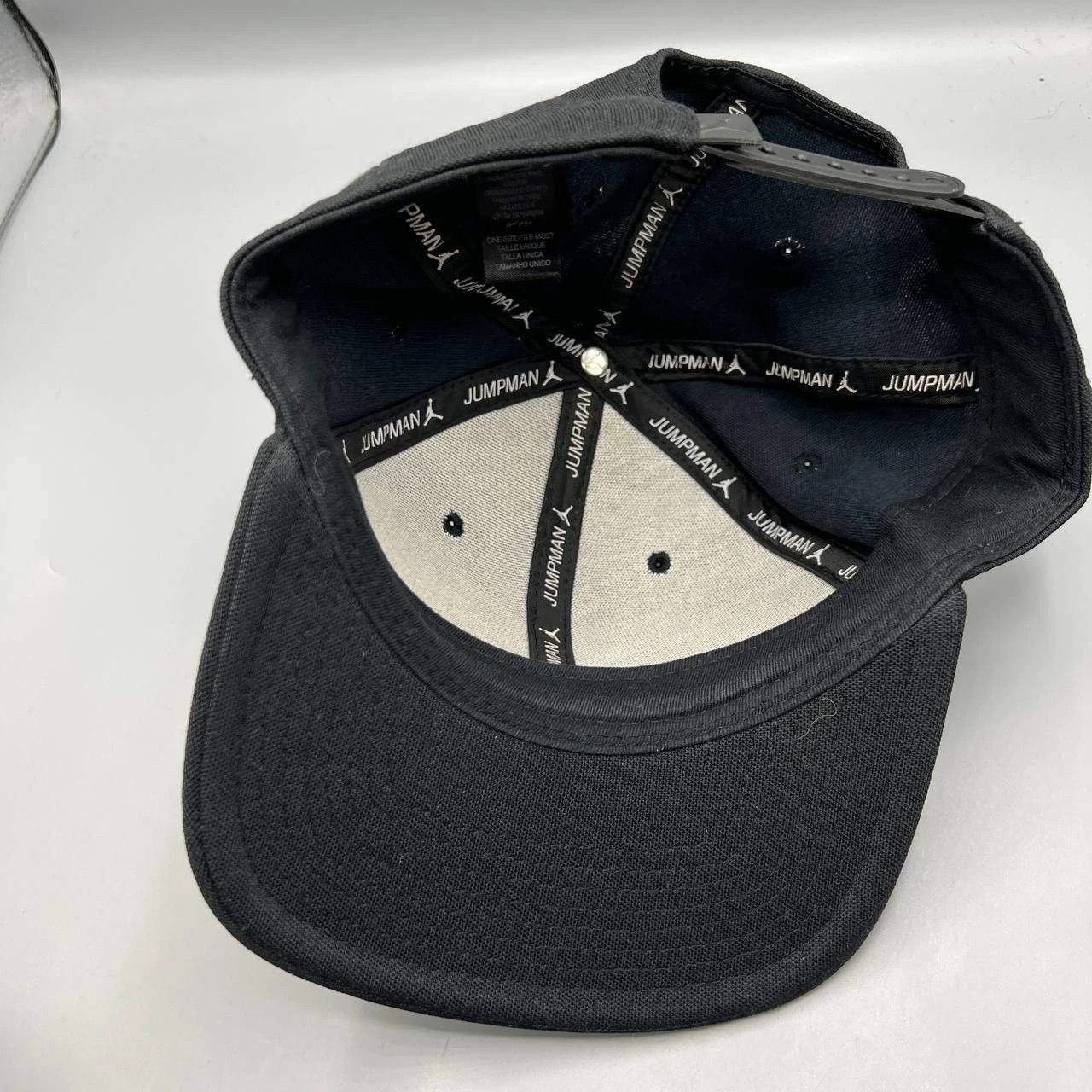 Jordan Brand Air Jordan Hat Men Black Embroidered Red Logo Snap Back Cap Size ONE SIZE - 2 Thumbnail