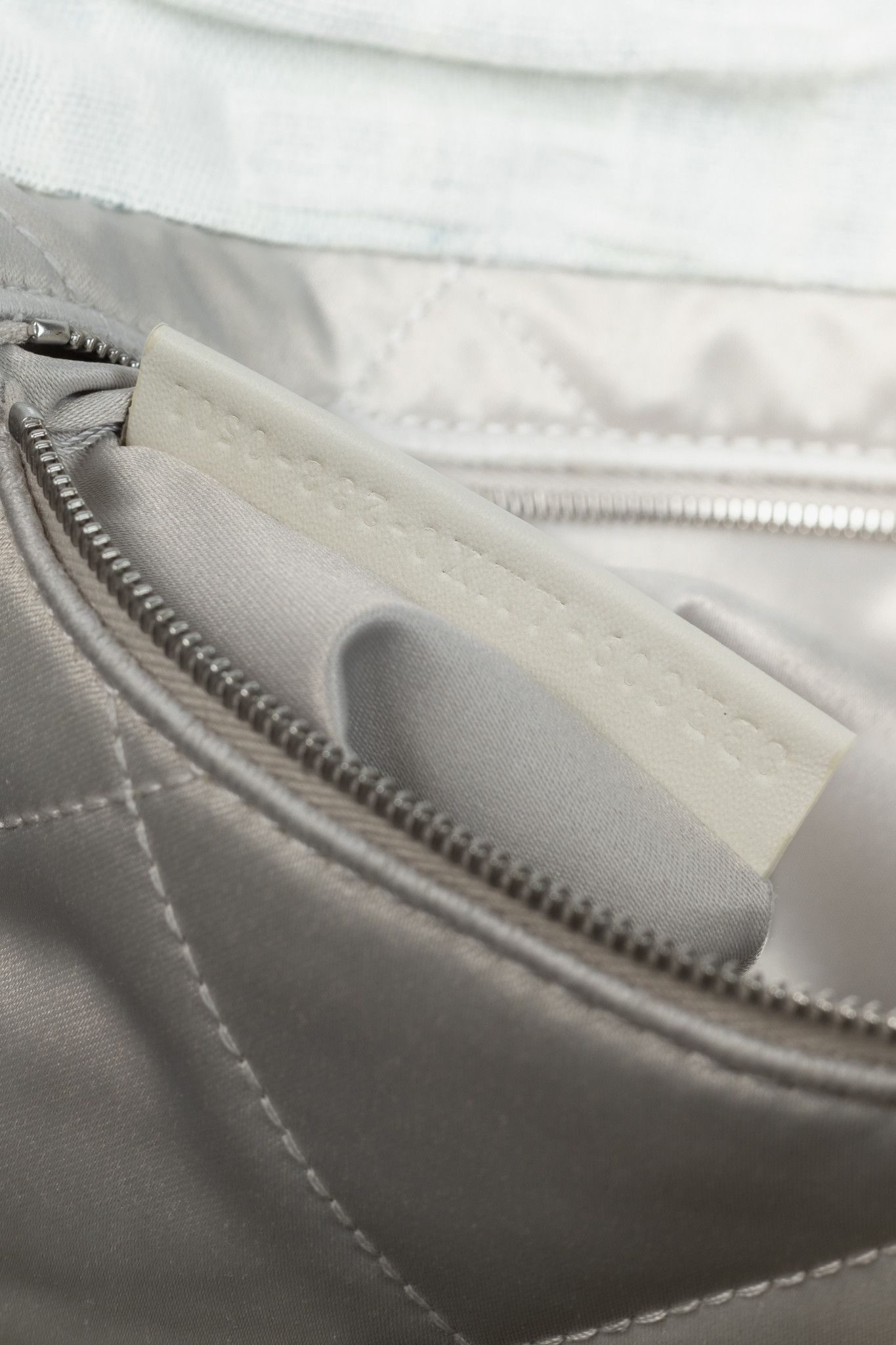 Fendi Fendi by Marc Jacobs Maxi Baguette White Denim Shoulder Bag Size ONE SIZE - 14 Thumbnail